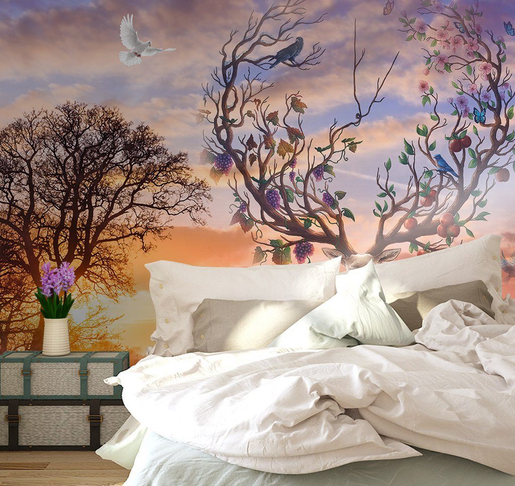 3D Elk 170 Wall Murals Wallpaper AJ Wallpaper 2 