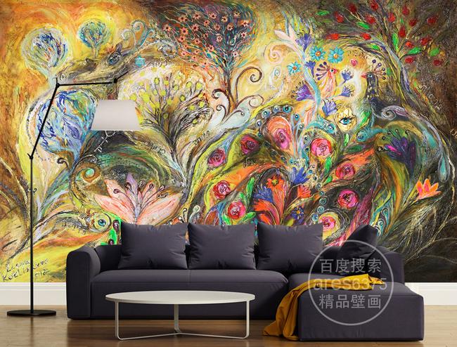 3D Abstract Splash Painting 225 Wall Murals Wallpaper AJ Wallpaper 2 