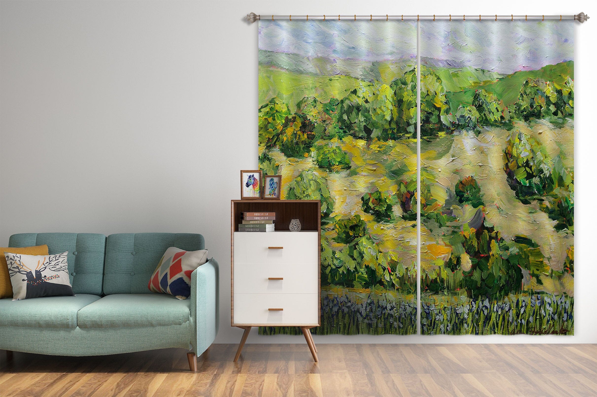 3D Little Tree 258 Allan P. Friedlander Curtain Curtains Drapes Curtains AJ Creativity Home 