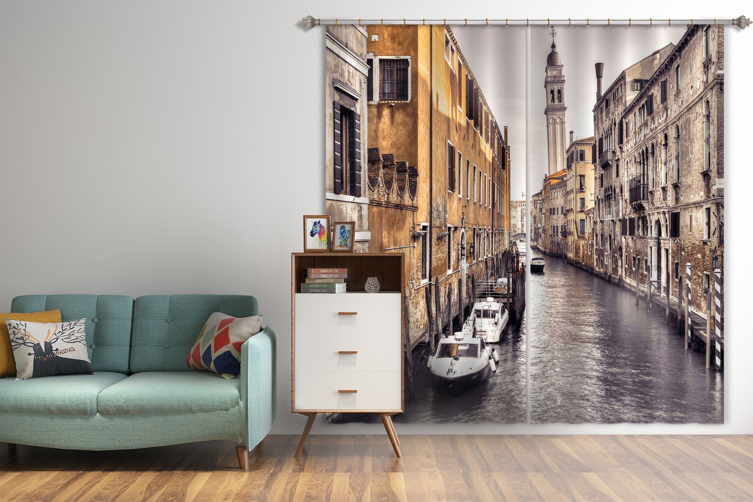 3D River Boat 005 Assaf Frank Curtain Curtains Drapes Curtains AJ Creativity Home 