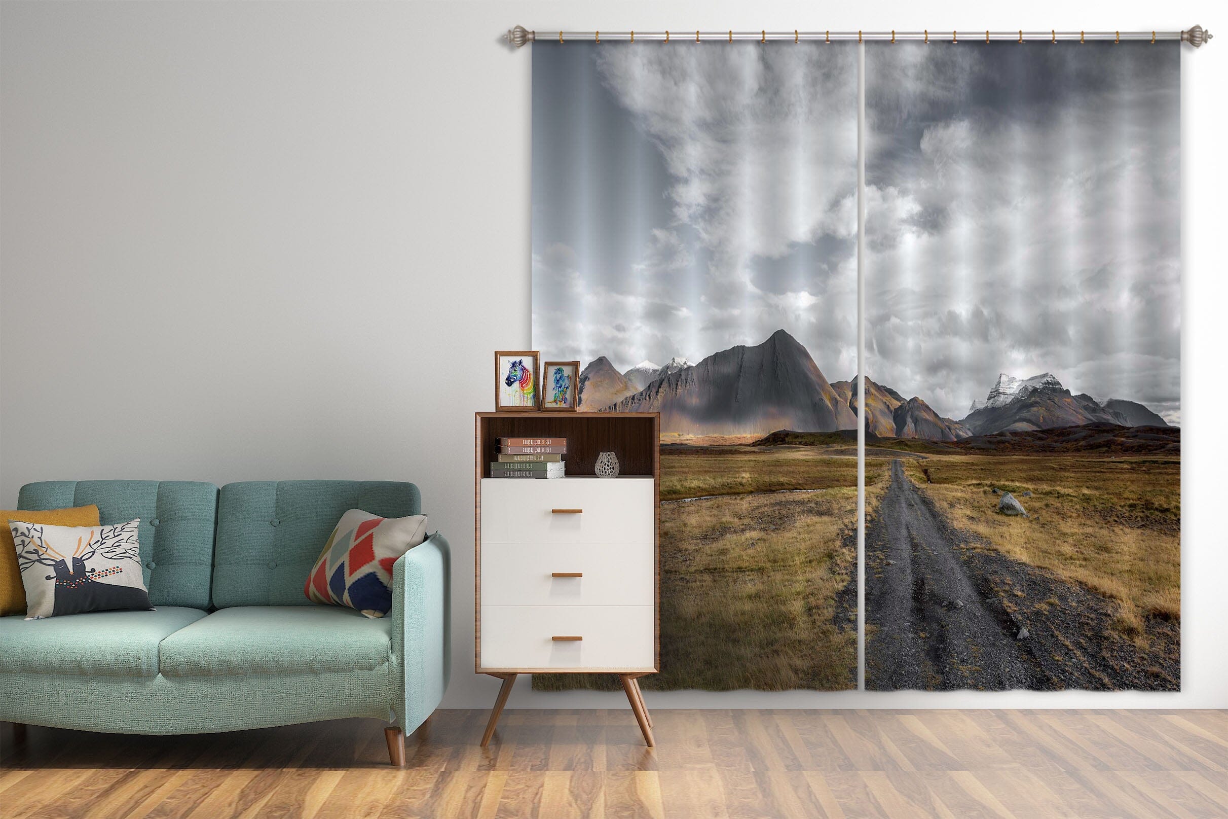 3D Prairie Path 128 Marco Carmassi Curtain Curtains Drapes Curtains AJ Creativity Home 