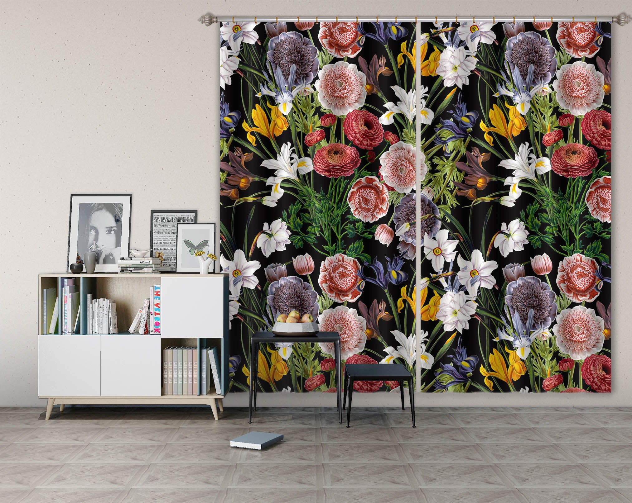 3D Spring Garden 116 Uta Naumann Curtain Curtains Drapes