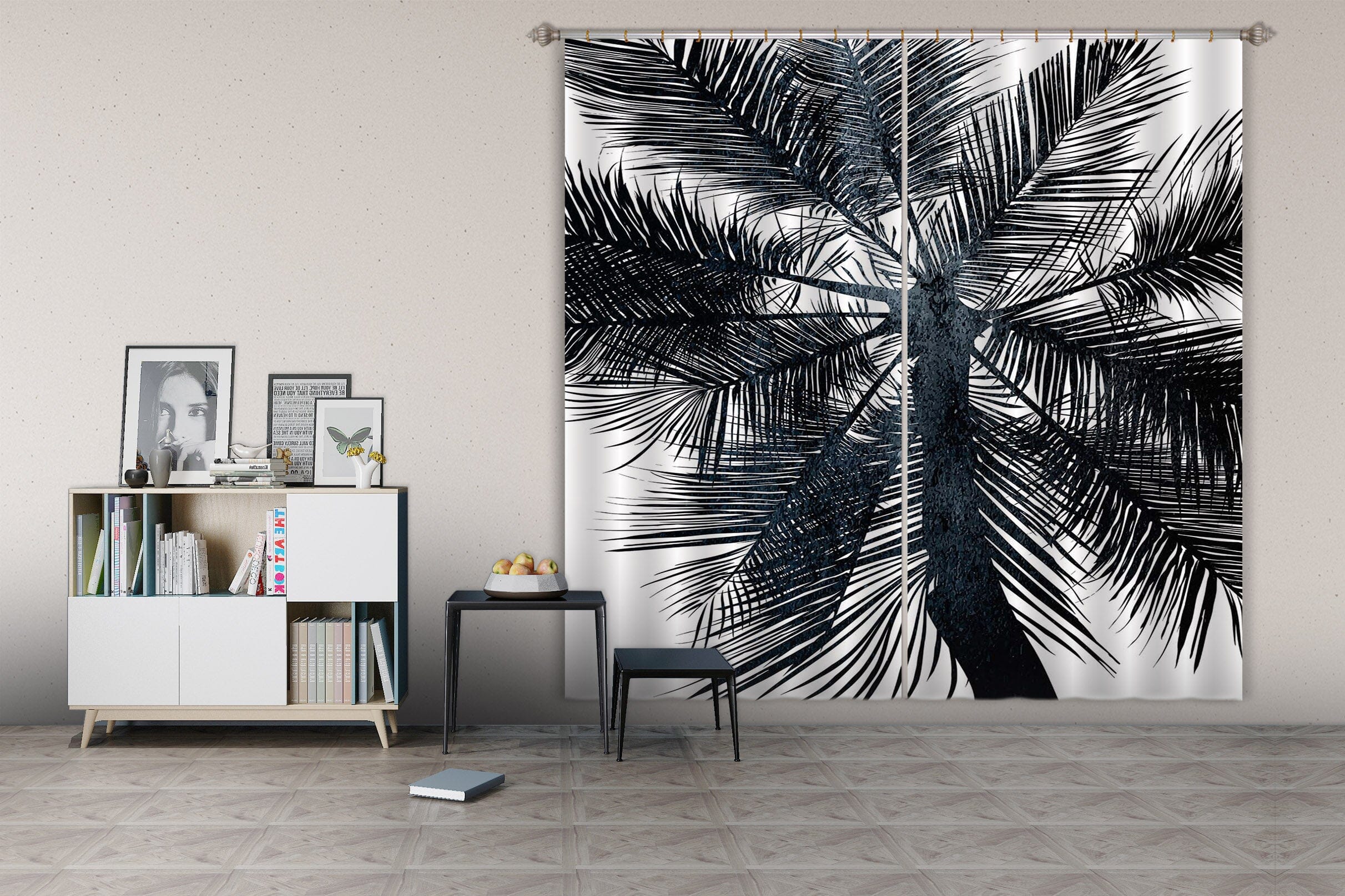 3D Miami Bbeach 047 Boris Draschoff Curtain Curtains Drapes Curtains AJ Creativity Home 