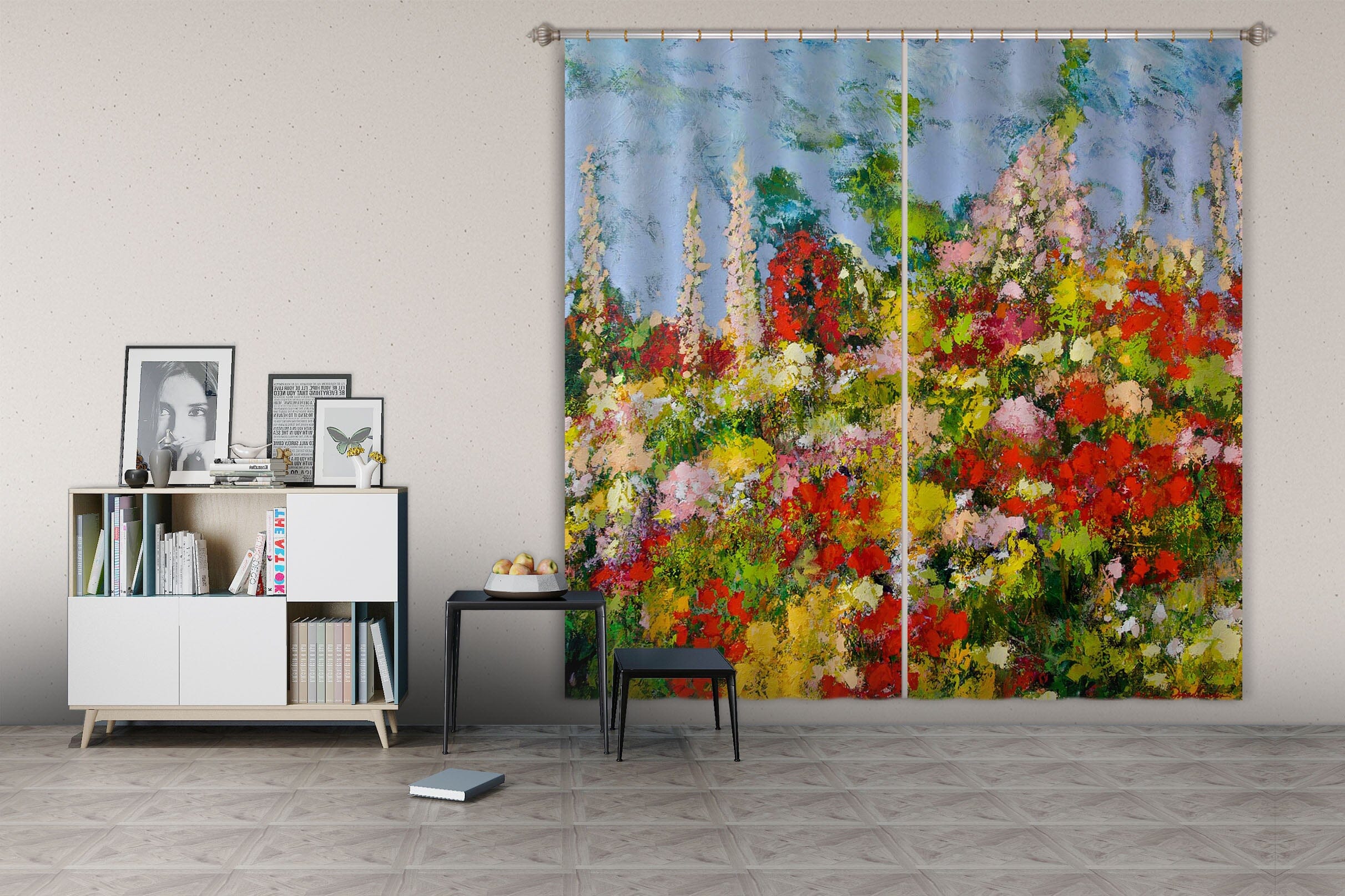 3D Forest Garden 193 Allan P. Friedlander Curtain Curtains Drapes Curtains AJ Creativity Home 