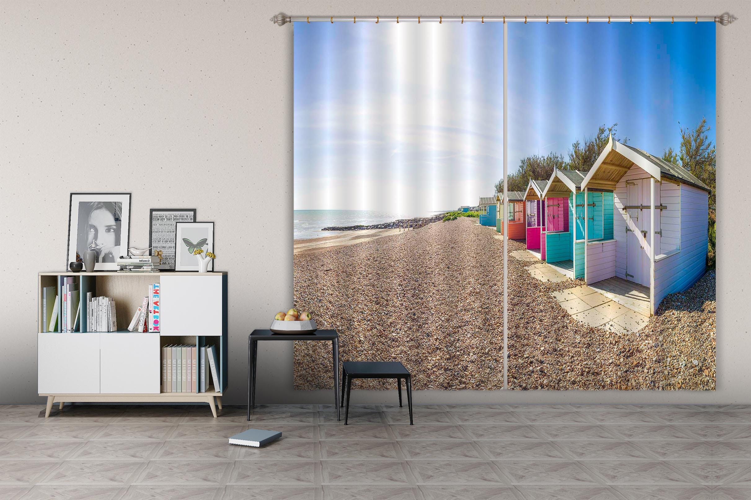 3D Desert Hut 025 Assaf Frank Curtain Curtains Drapes Curtains AJ Creativity Home 