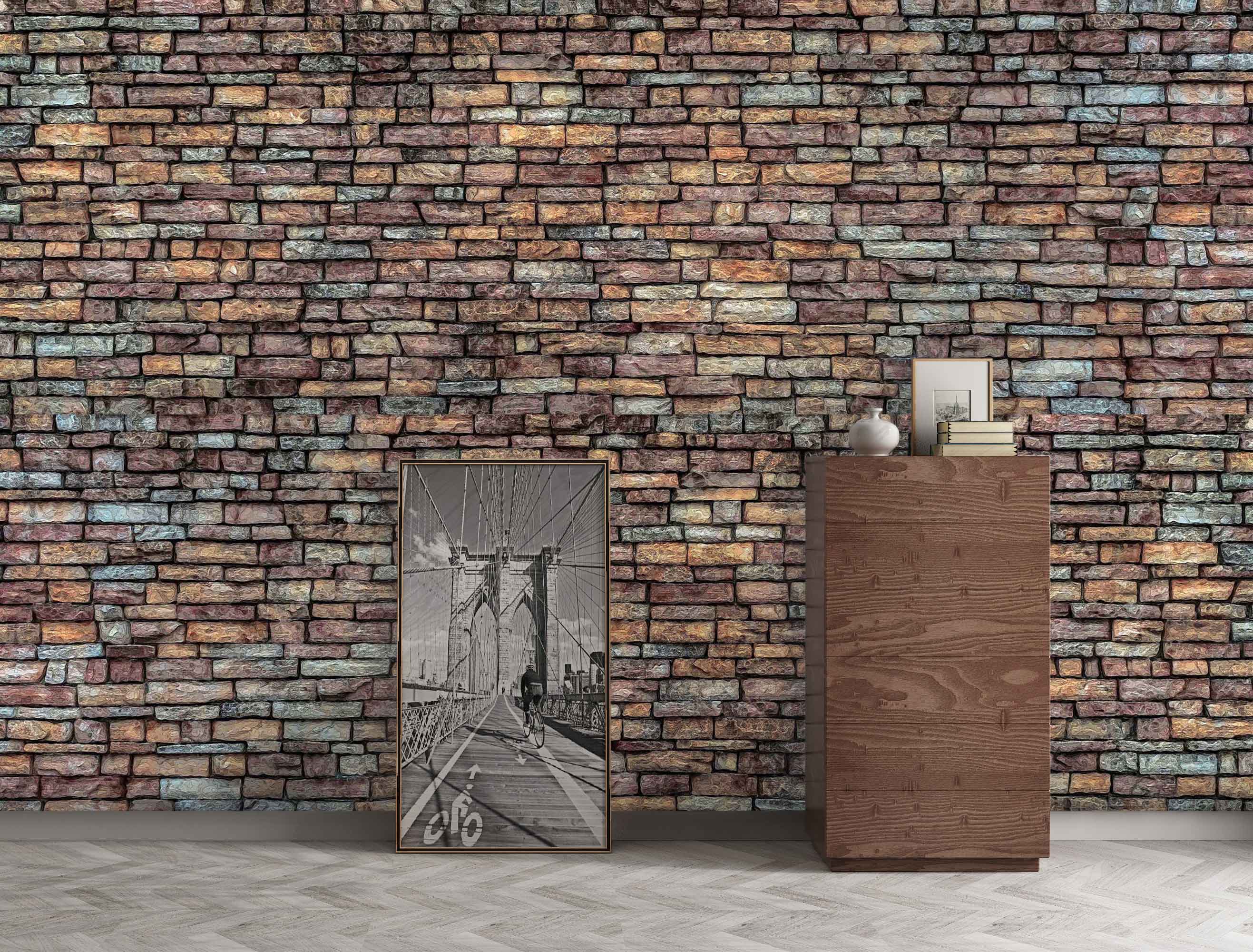 3D Brick Wall 9192 Alius Herb Wall Mural Wall Murals