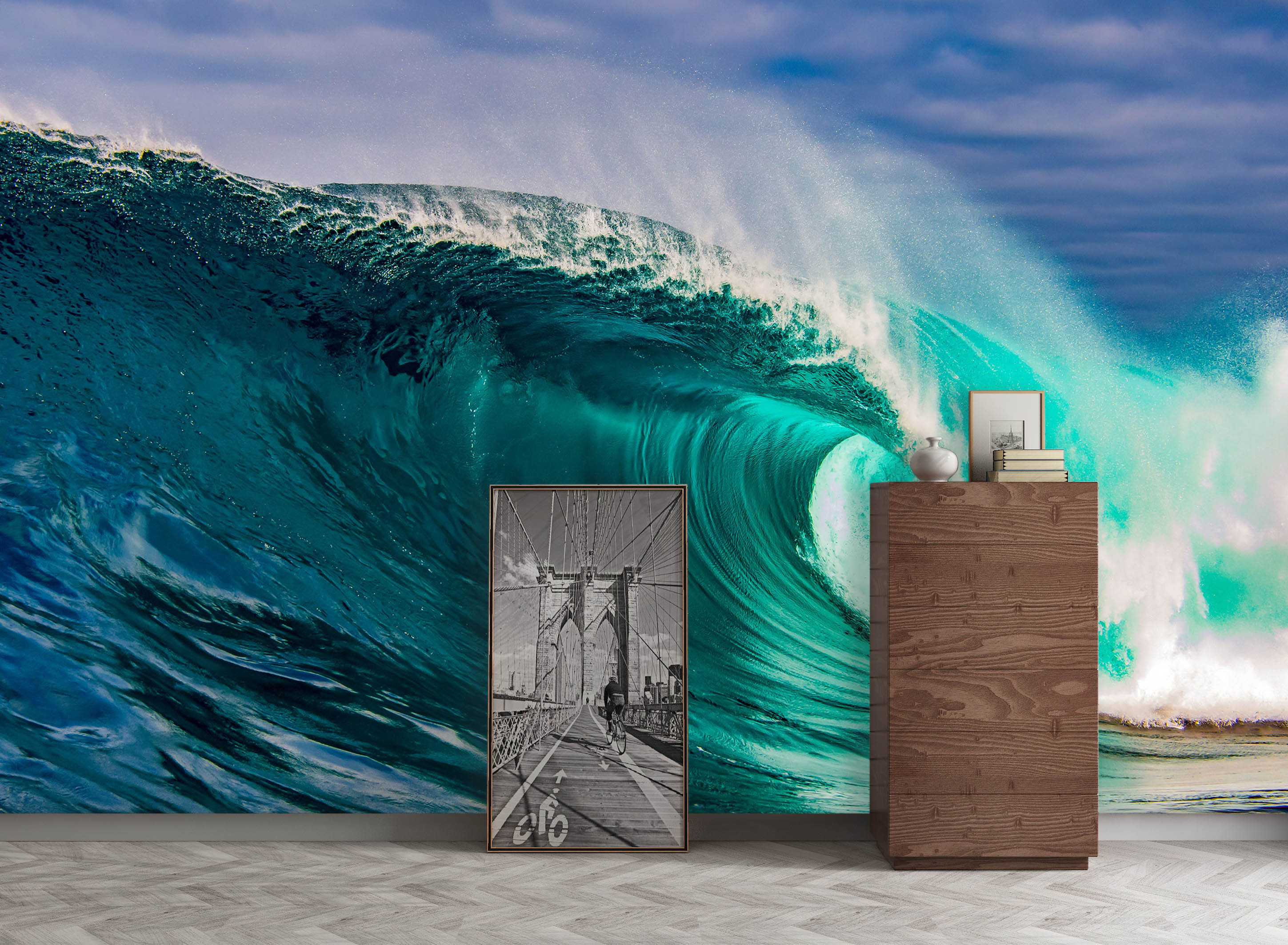 3D Waves 58169 Wall Murals