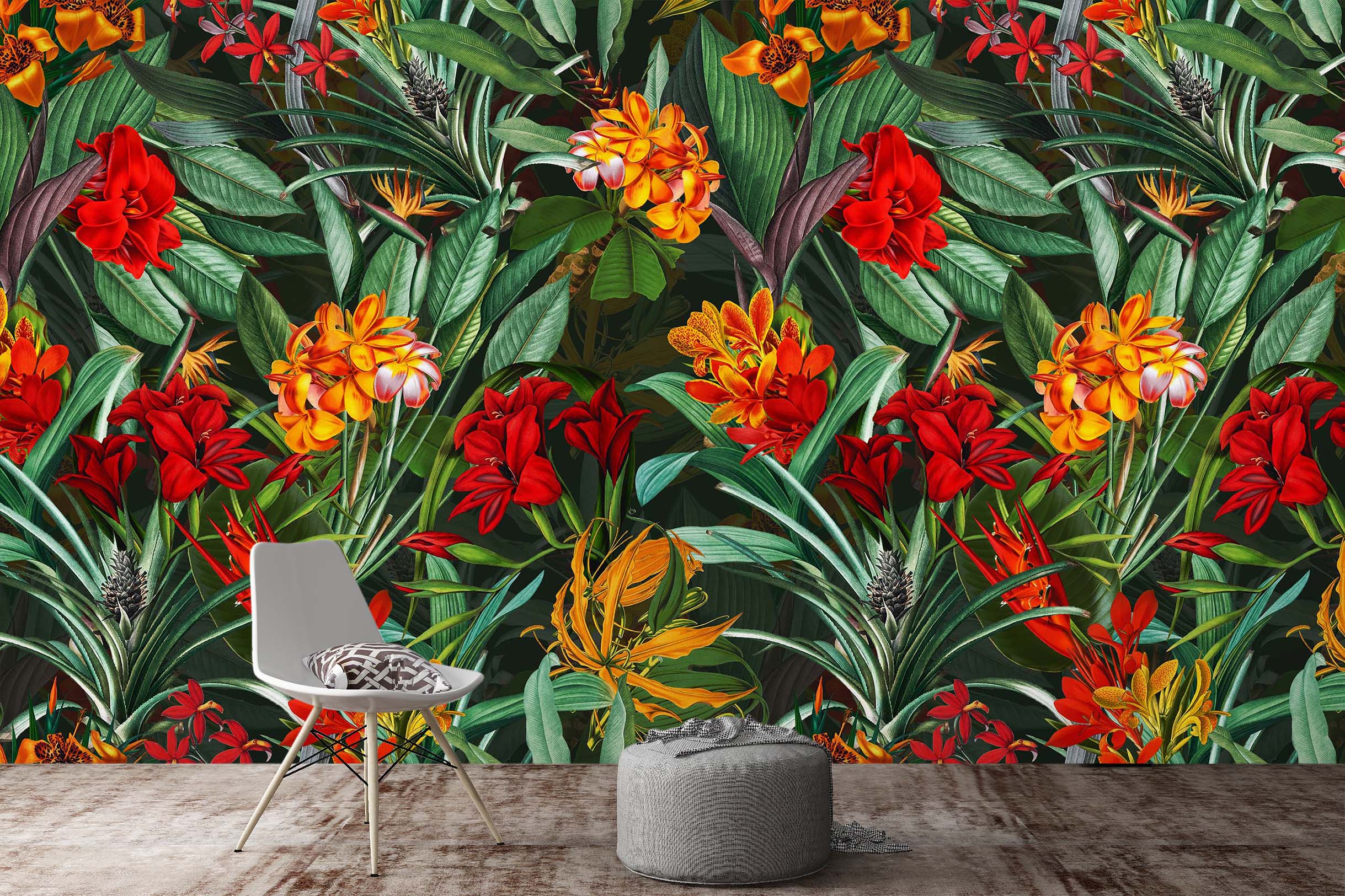 3D Flower Field 115 Uta Naumann Wall Mural Wall Murals