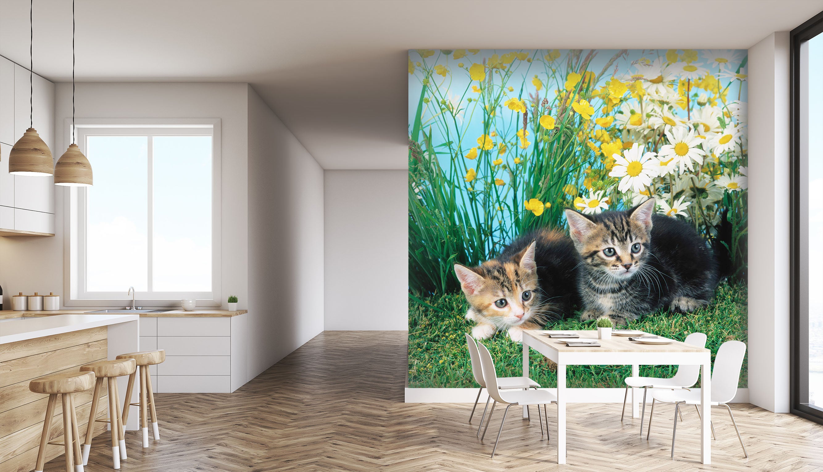 3D Kitten Cub 170 Wall Murals