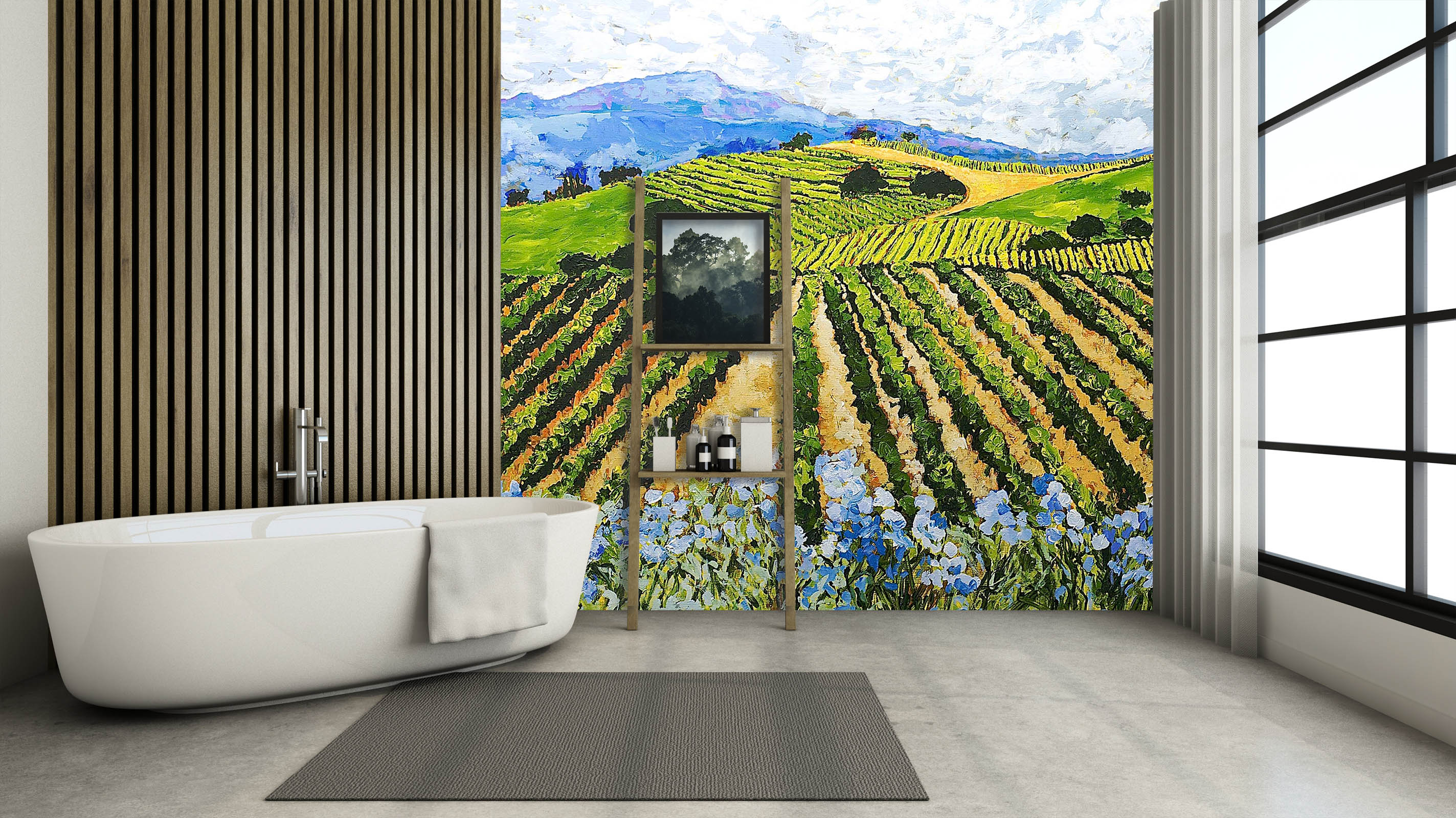 3D Field Flowers 115 Allan P. Friedlander Wall Mural Wall Murals