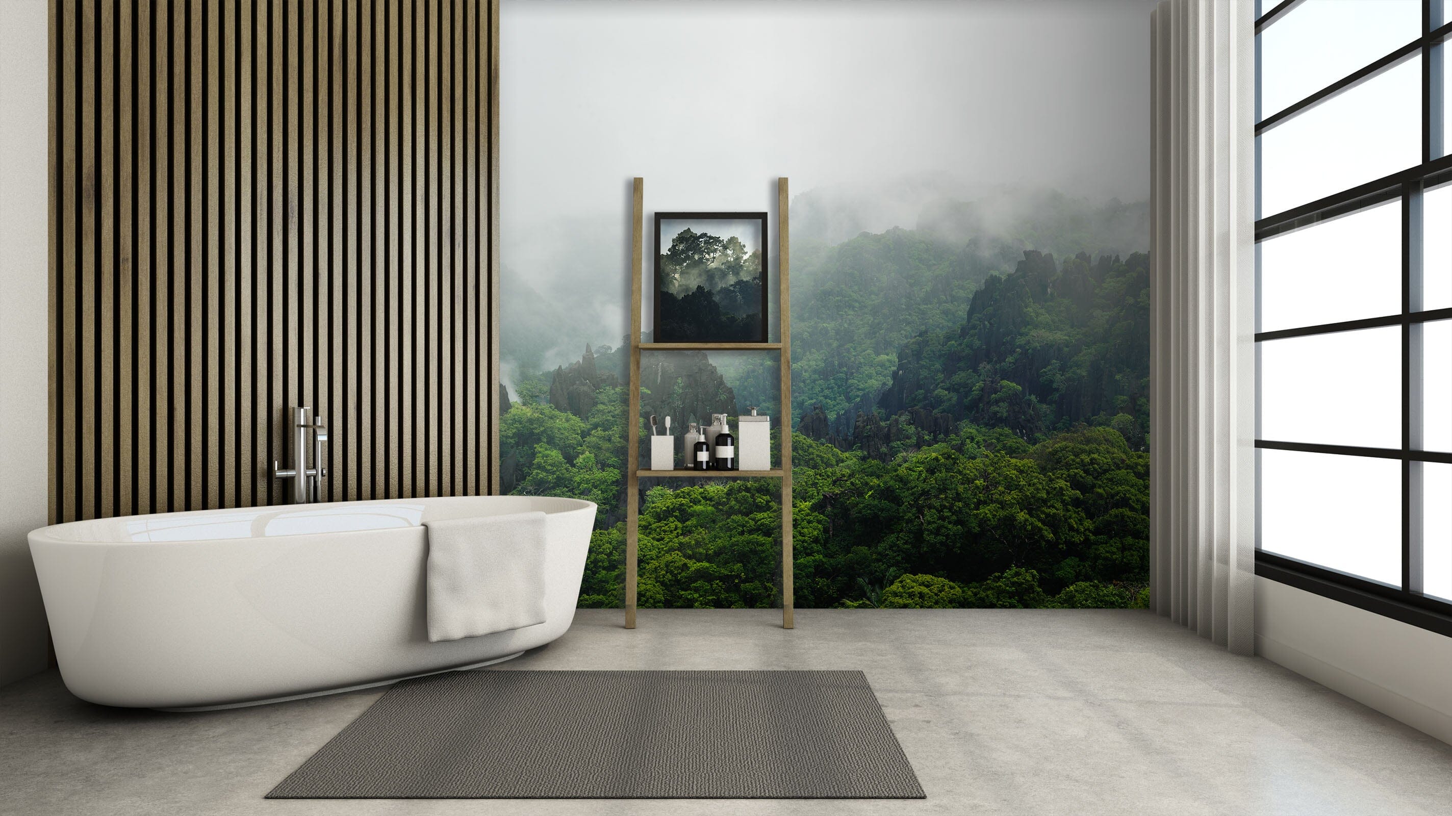 3D Natural Forest Fog 55 Wall Murals Wallpaper AJ Wallpaper 2 