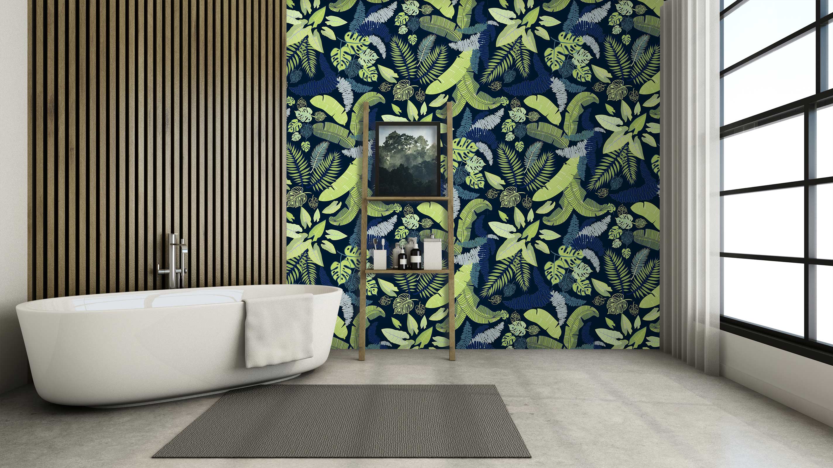 3D Leaves Grove 12066 Kashmira Jayaprakash Wall Mural Wall Murals