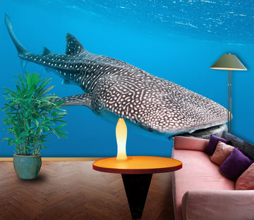 3D Deep Sea Shark 008 Wall Murals Wallpaper AJ Wallpaper 2 