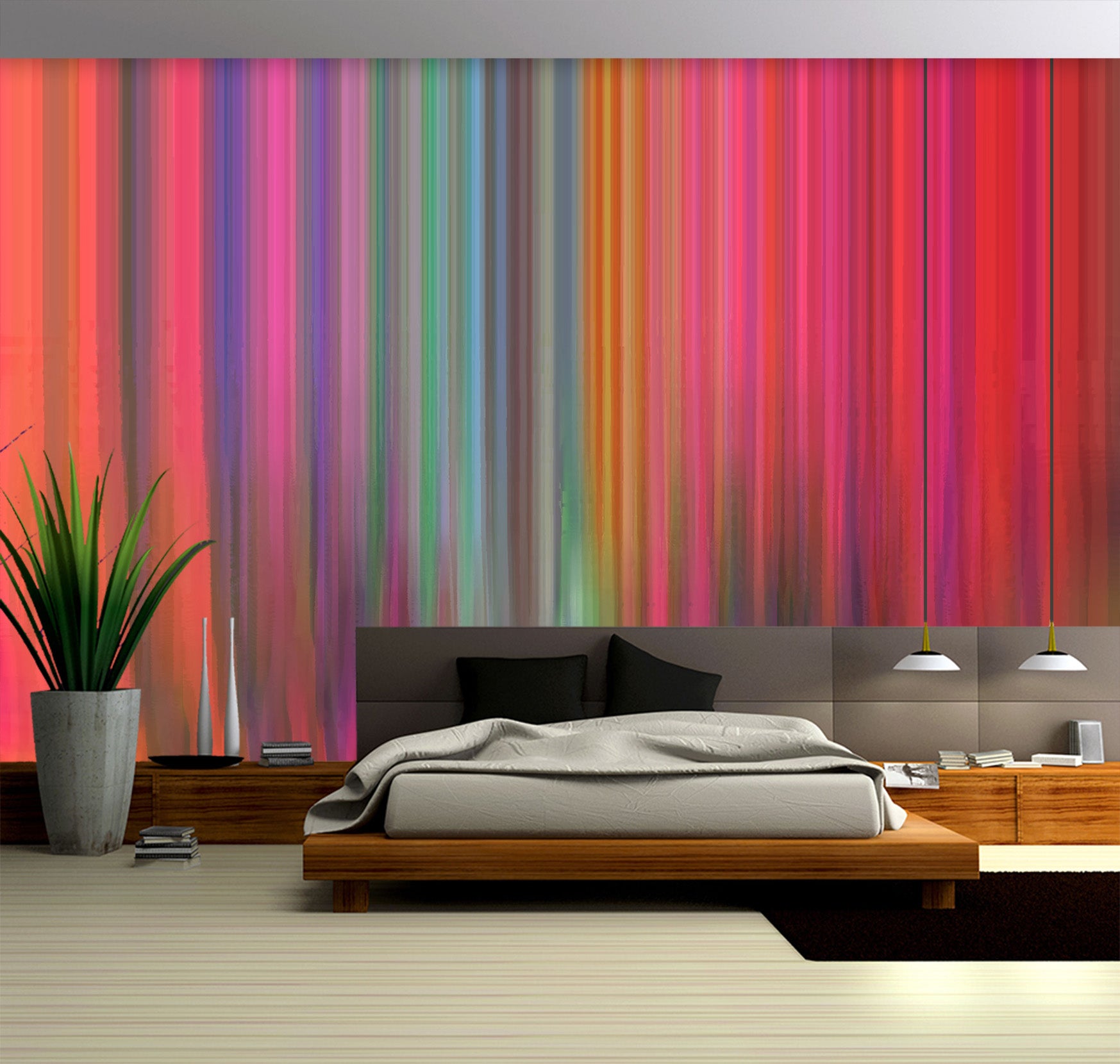 3D Abstract Color 70097 Shandra Smith Wall Mural Wall Murals