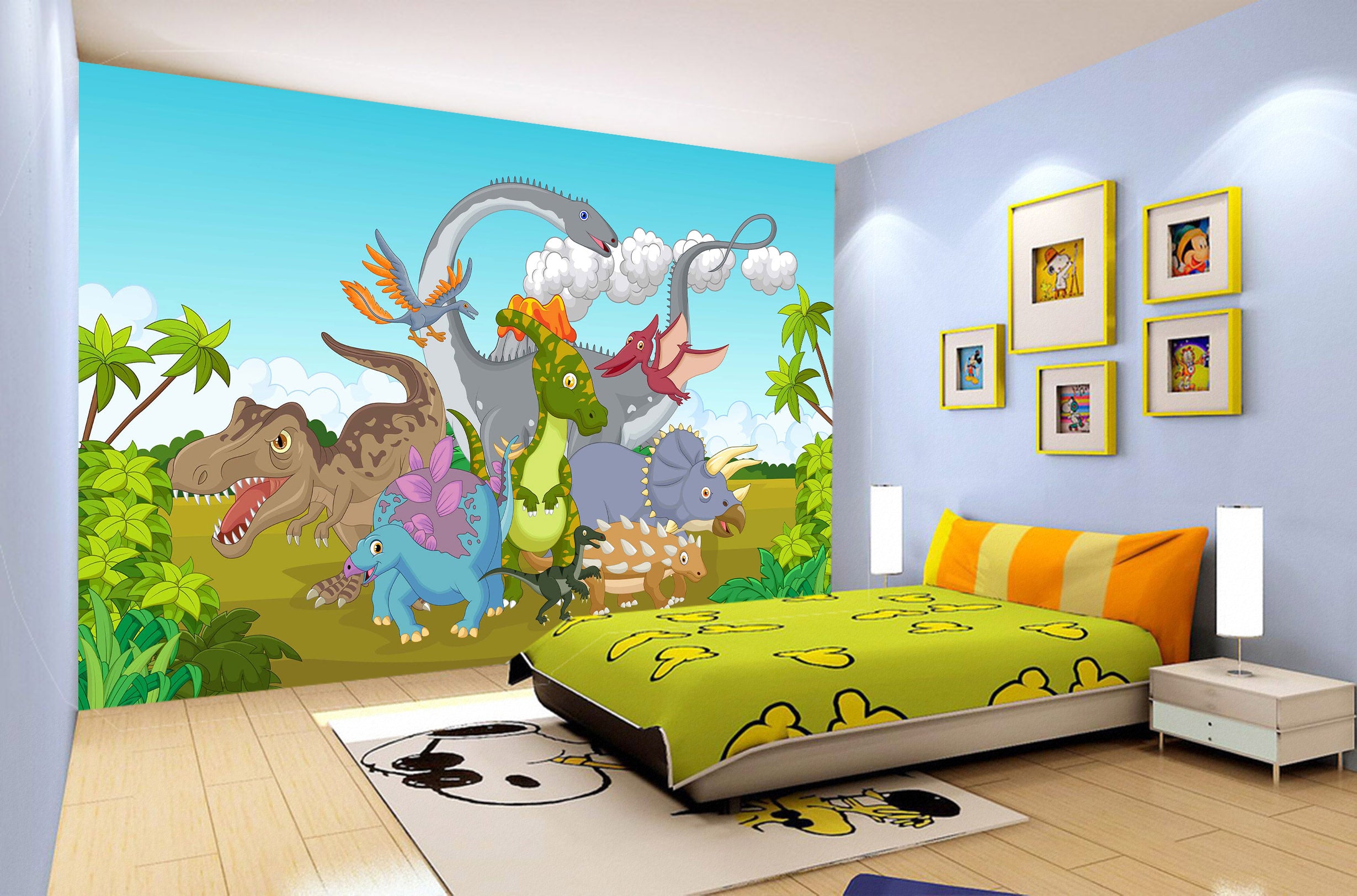 3D Cute Animal 2058 Wall Murals