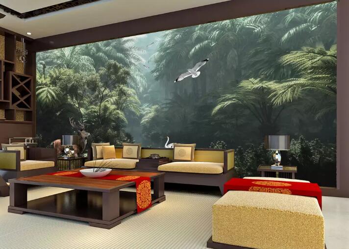 3D Forest 1319 Wall Murals Wallpaper AJ Wallpaper 2 