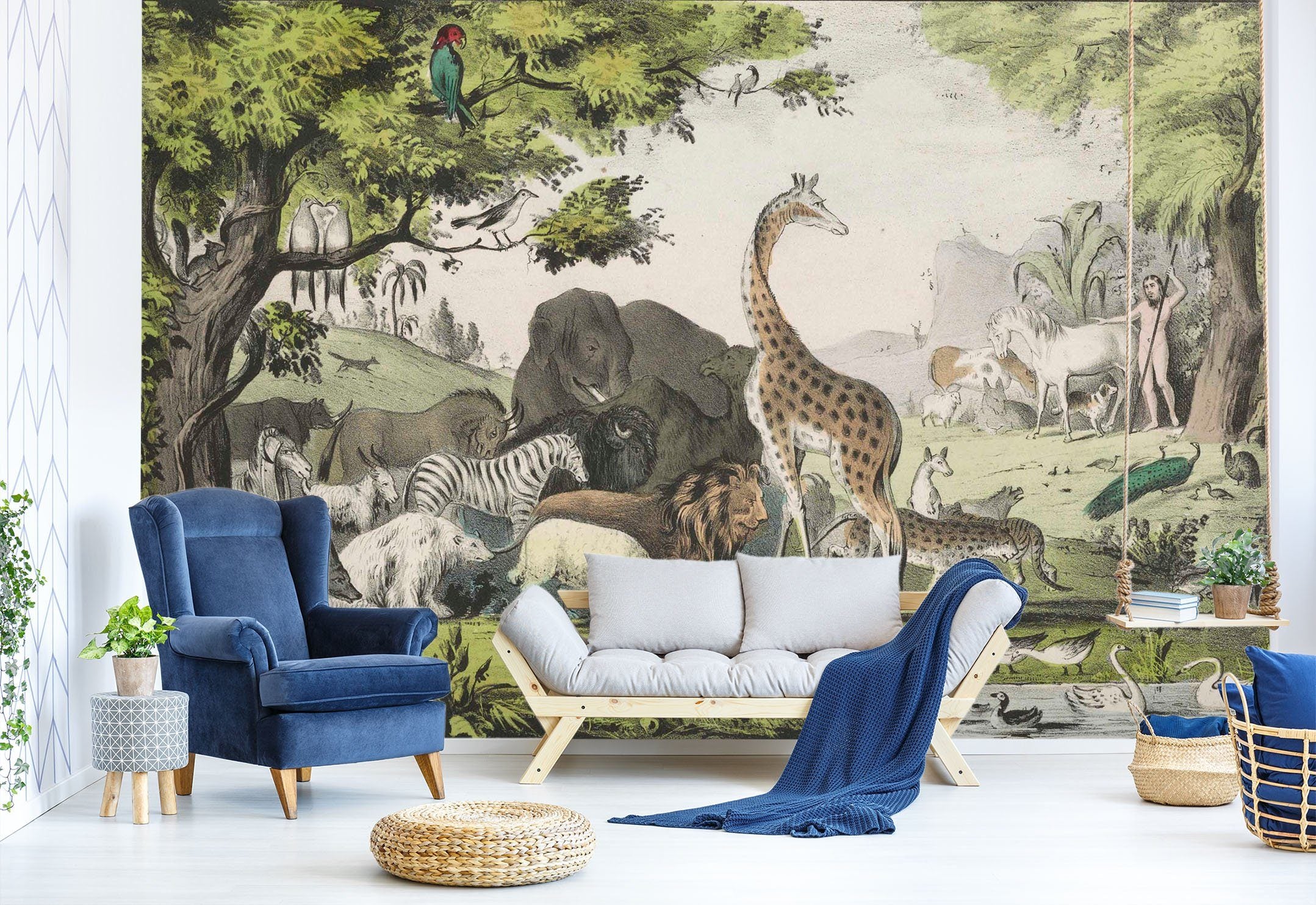 3D Animal Forest 1401 Andrea haase Wall Mural Wall Murals Wallpaper AJ Wallpaper 2 