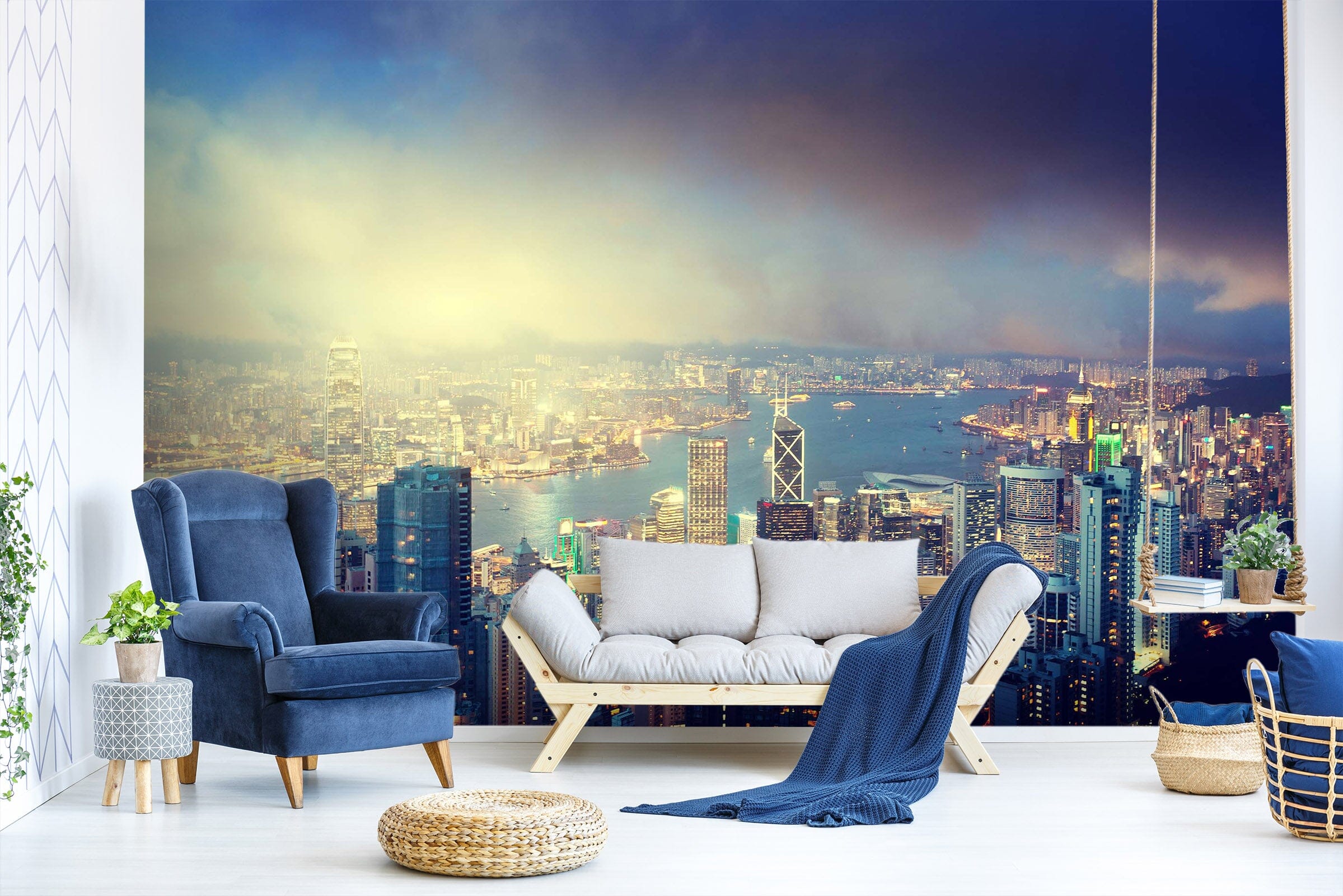 3D Night City 1478 Wall Murals Wallpaper AJ Wallpaper 2 