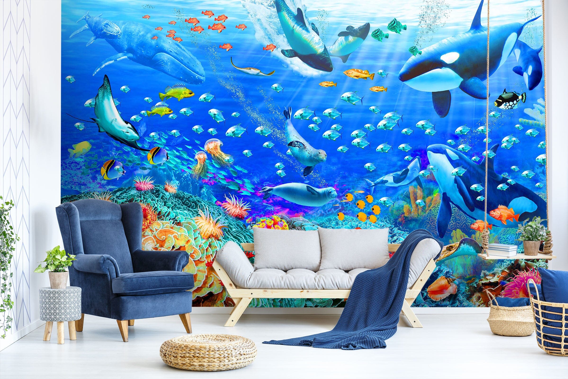 3D The Underwater World 1410 Adrian Chesterman Wall Mural Wall Murals Wallpaper AJ Wallpaper 2 