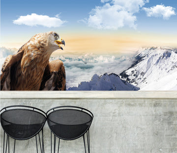 3D Eagle Mouth 043 Wall Murals Wallpaper AJ Wallpaper 2 