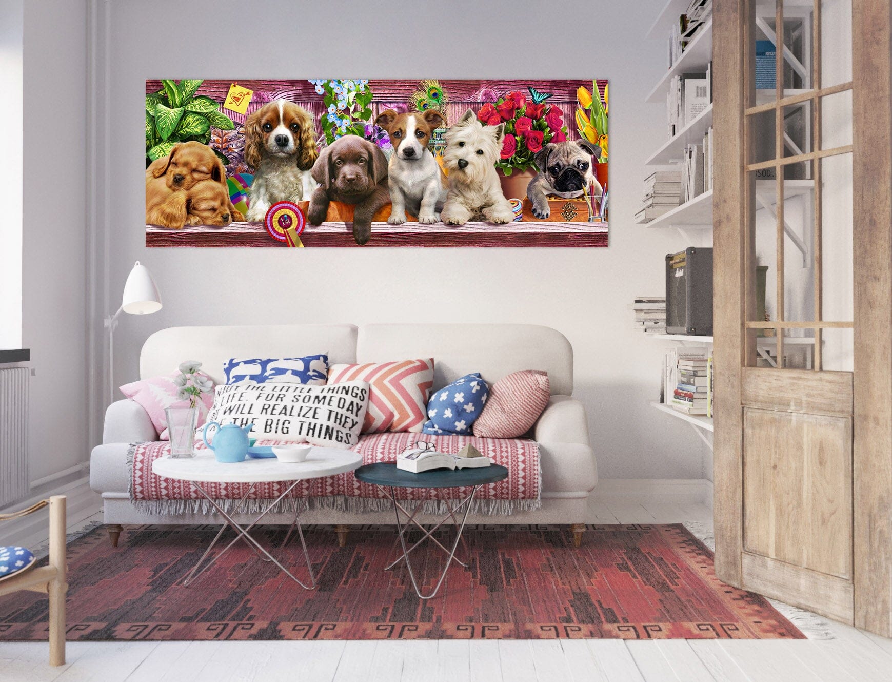 3D Lazy Dog 015 Adrian Chesterman Wall Sticker Wallpaper AJ Wallpaper 2 