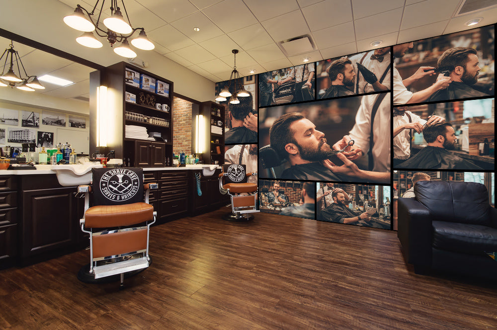 3D Haircut 115140 Barber Shop Wall Murals