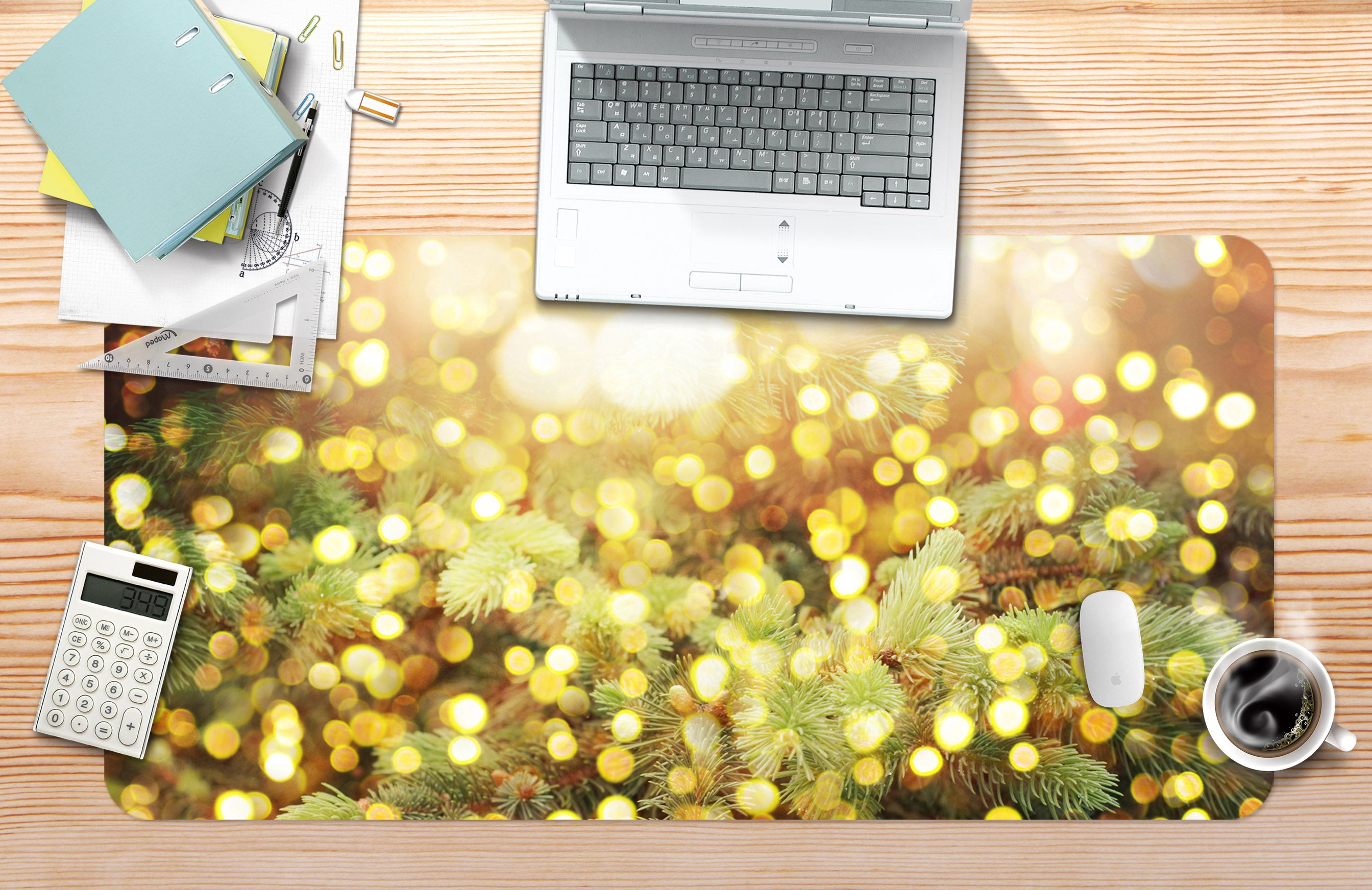 3D Aperture 51180 Christmas Desk Mat Xmas