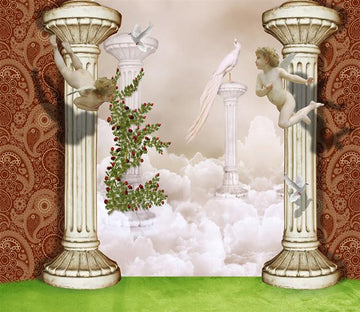 3D Roman Column 245 Wallpaper AJ Wallpaper 2 