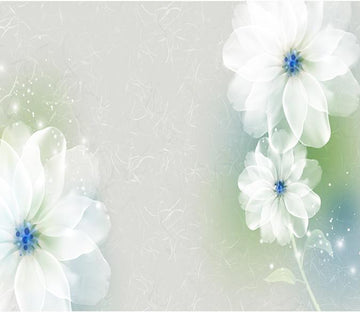 3D Pure White Flower 477 Wallpaper AJ Wallpaper 