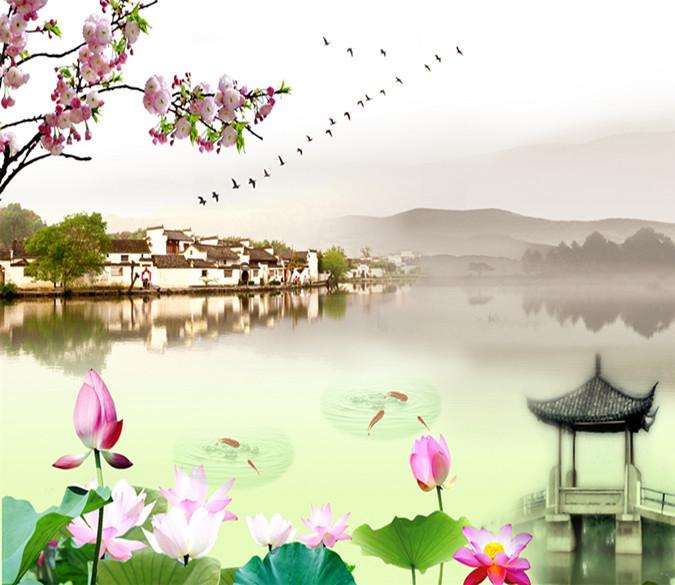 3D Water Lily River 63 Wallpaper AJ Wallpaper 