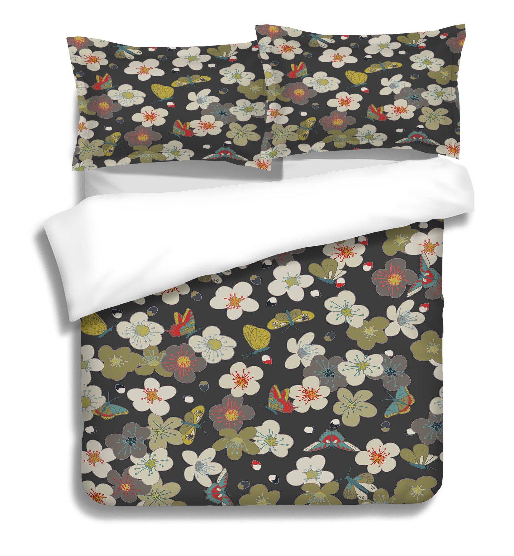 3D Flower Garden 082 Bed Pillowcases Quilt Wallpaper AJ Wallpaper 