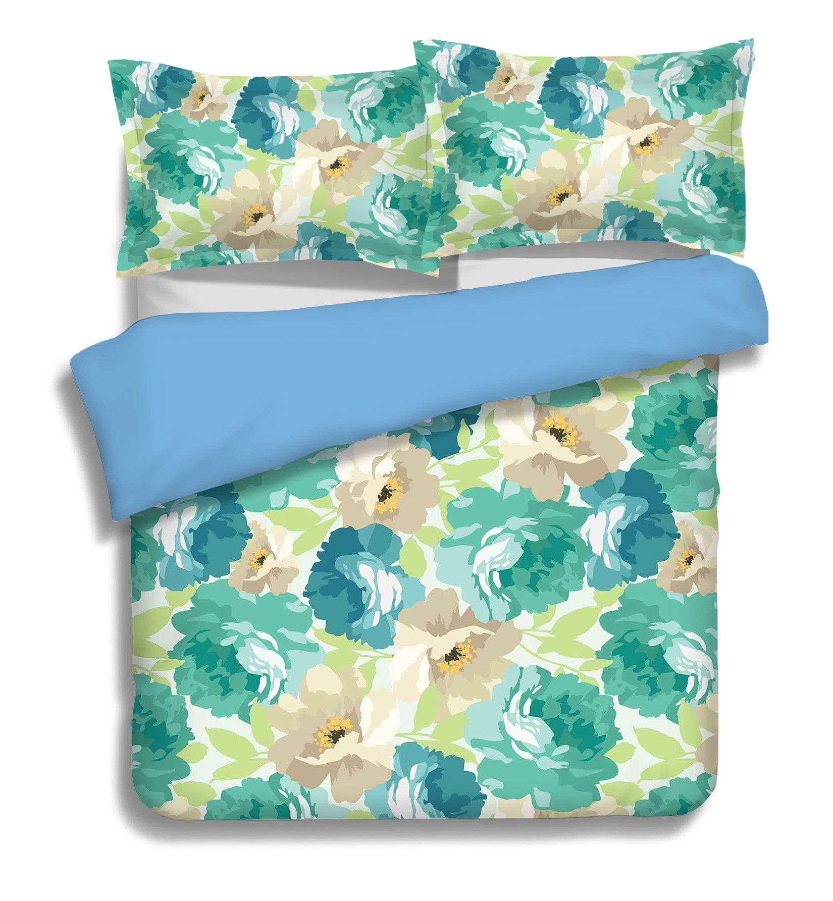 3D Doodle Flowers 033 Bed Pillowcases Quilt Wallpaper AJ Wallpaper 