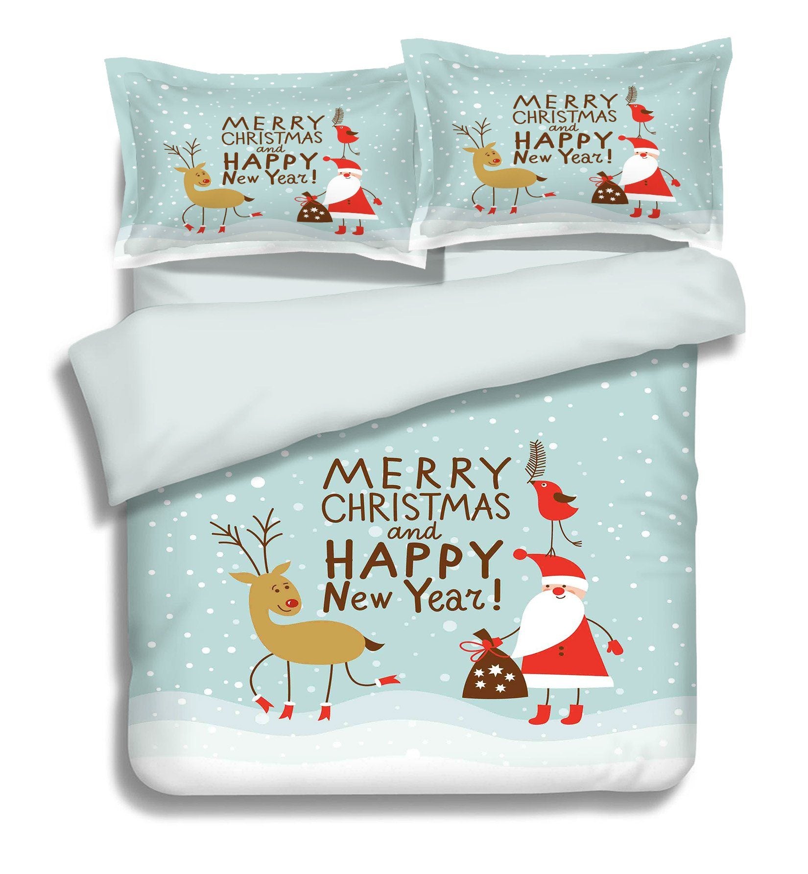 3D Merry Christmas 227 Bed Pillowcases Quilt Wallpaper AJ Wallpaper 