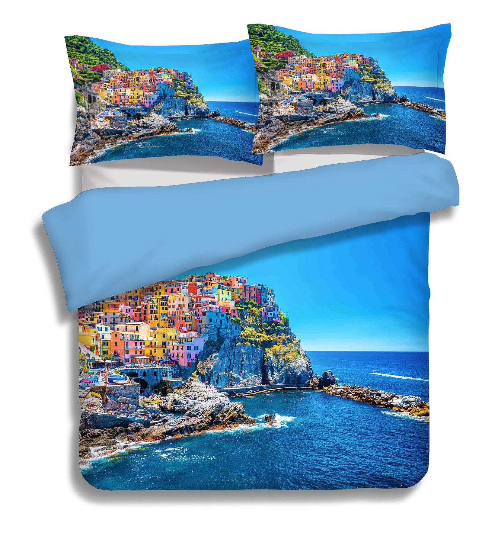 3D Sea House 037 Bed Pillowcases Quilt Wallpaper AJ Wallpaper 