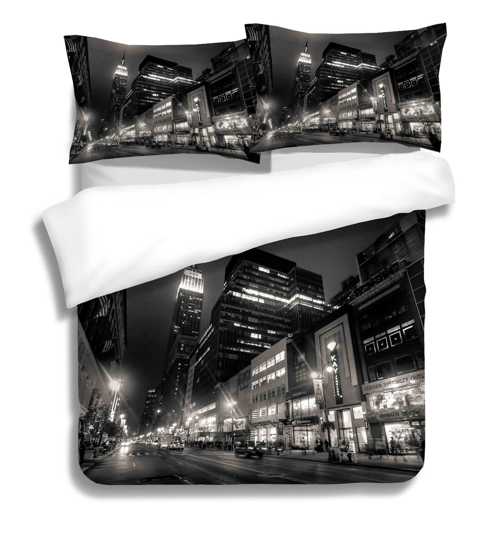 3D Night City 091 Bed Pillowcases Quilt Wallpaper AJ Wallpaper 