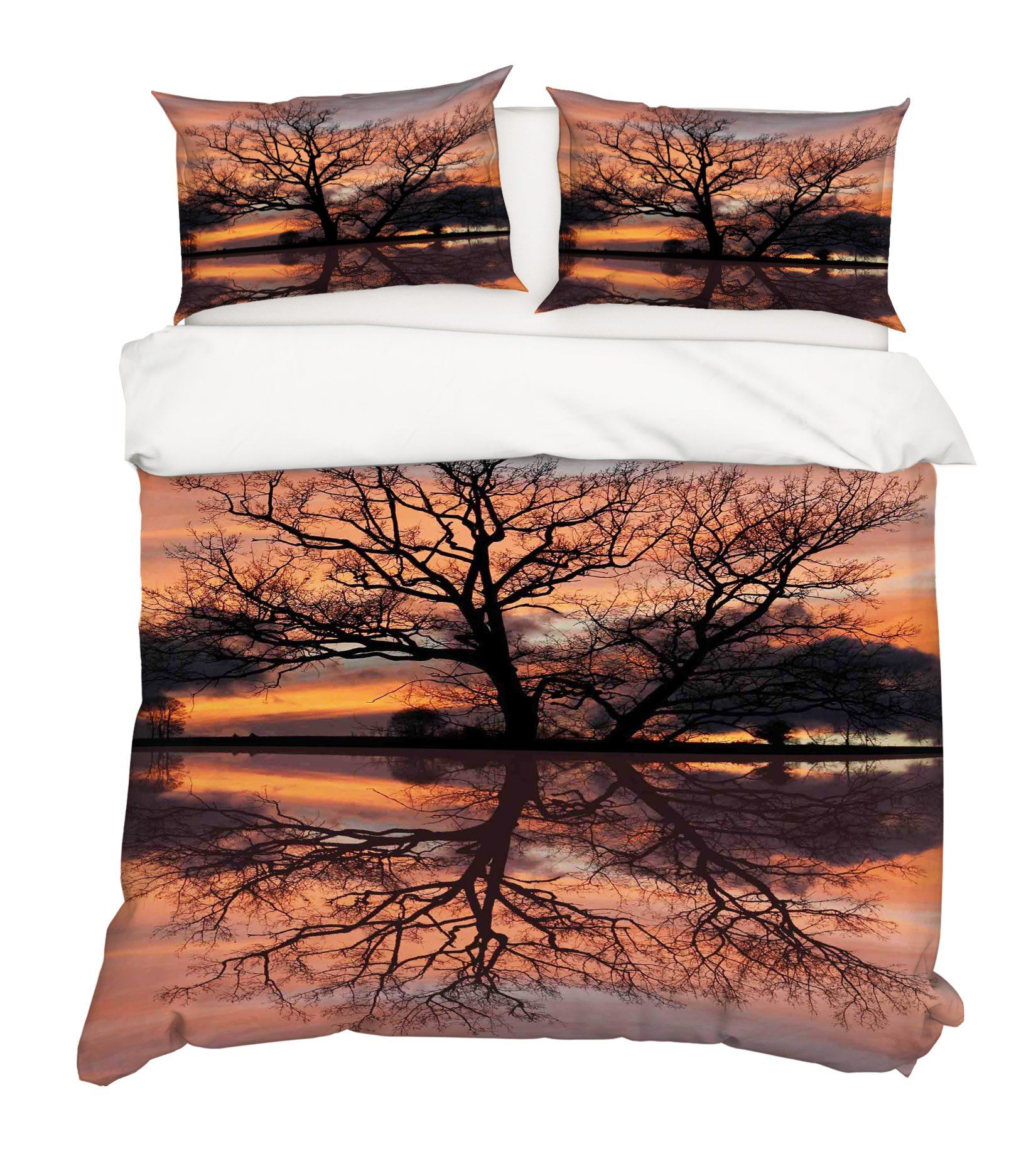 3D Tree Shadow 014 Bed Pillowcases Quilt Wallpaper AJ Wallpaper 