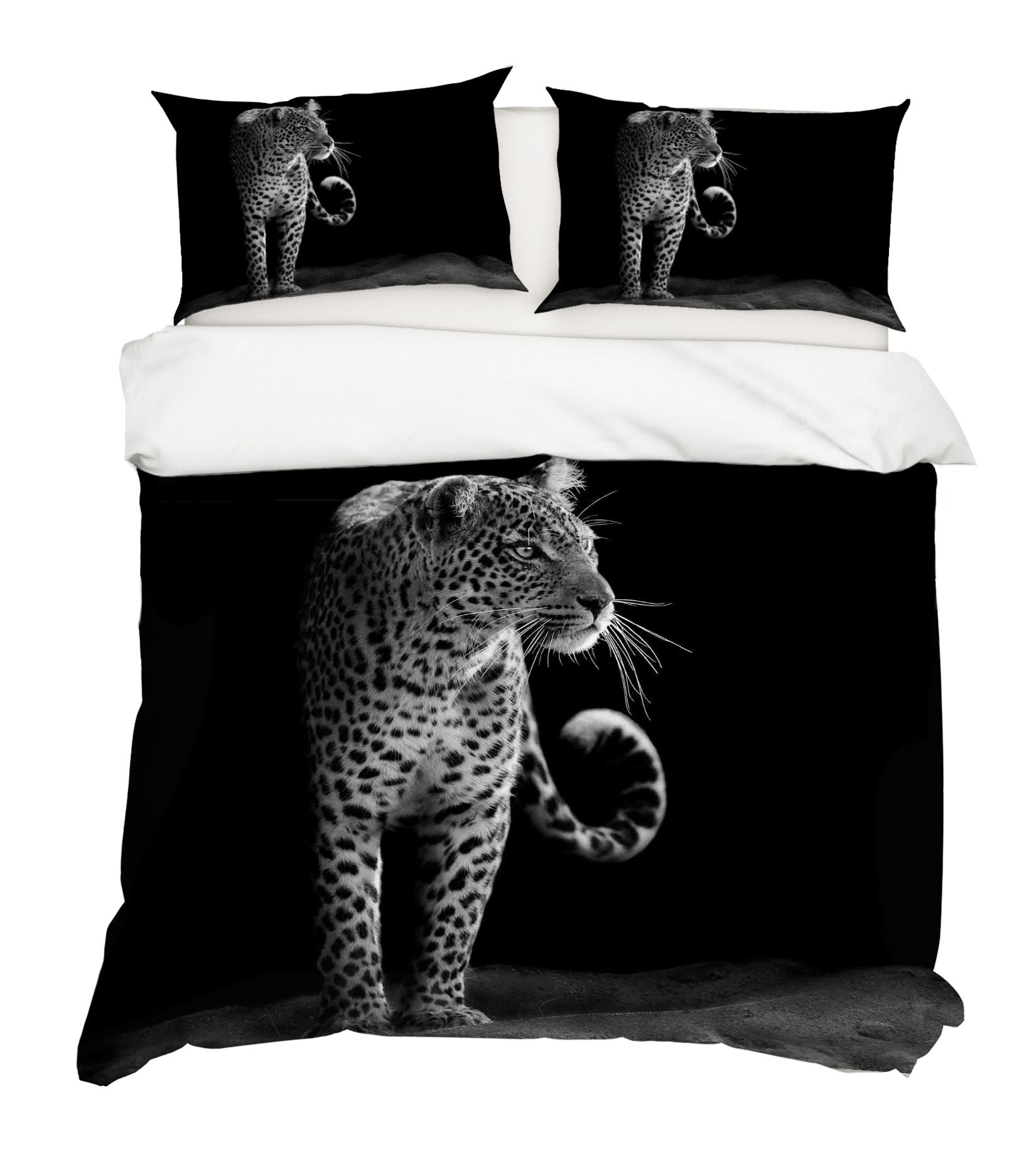 3D Tiger Gaze 022 Bed Pillowcases Quilt Wallpaper AJ Wallpaper 