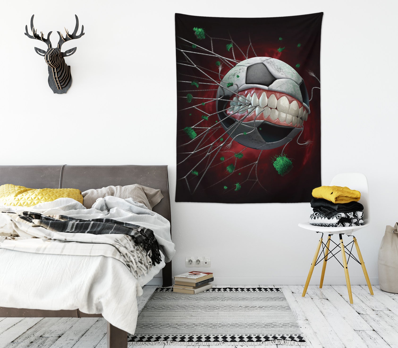 3D Football Network 121152 Tom Wood Tapestry Hanging Cloth Hang