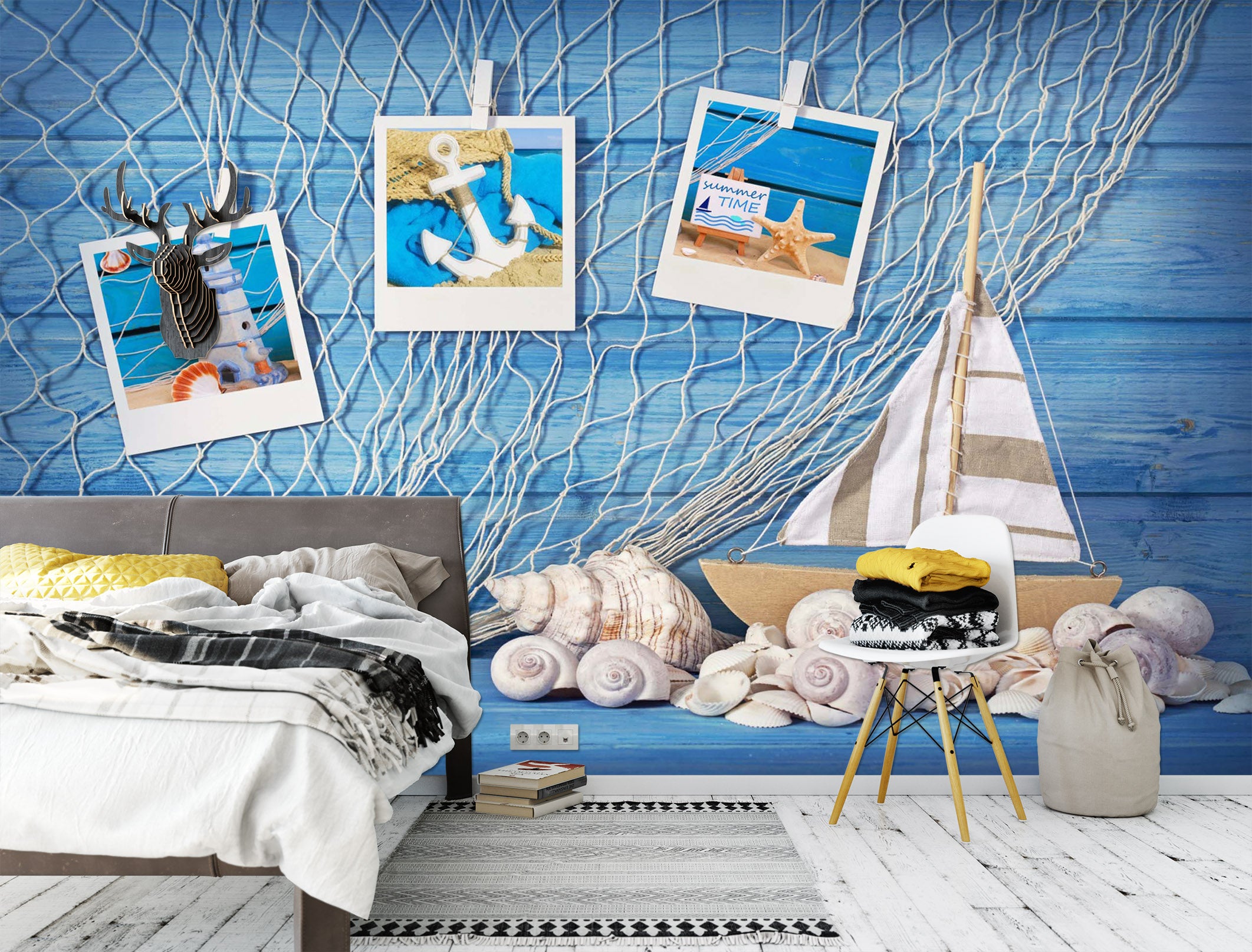 3D Sunny Beach 1624 Wall Murals