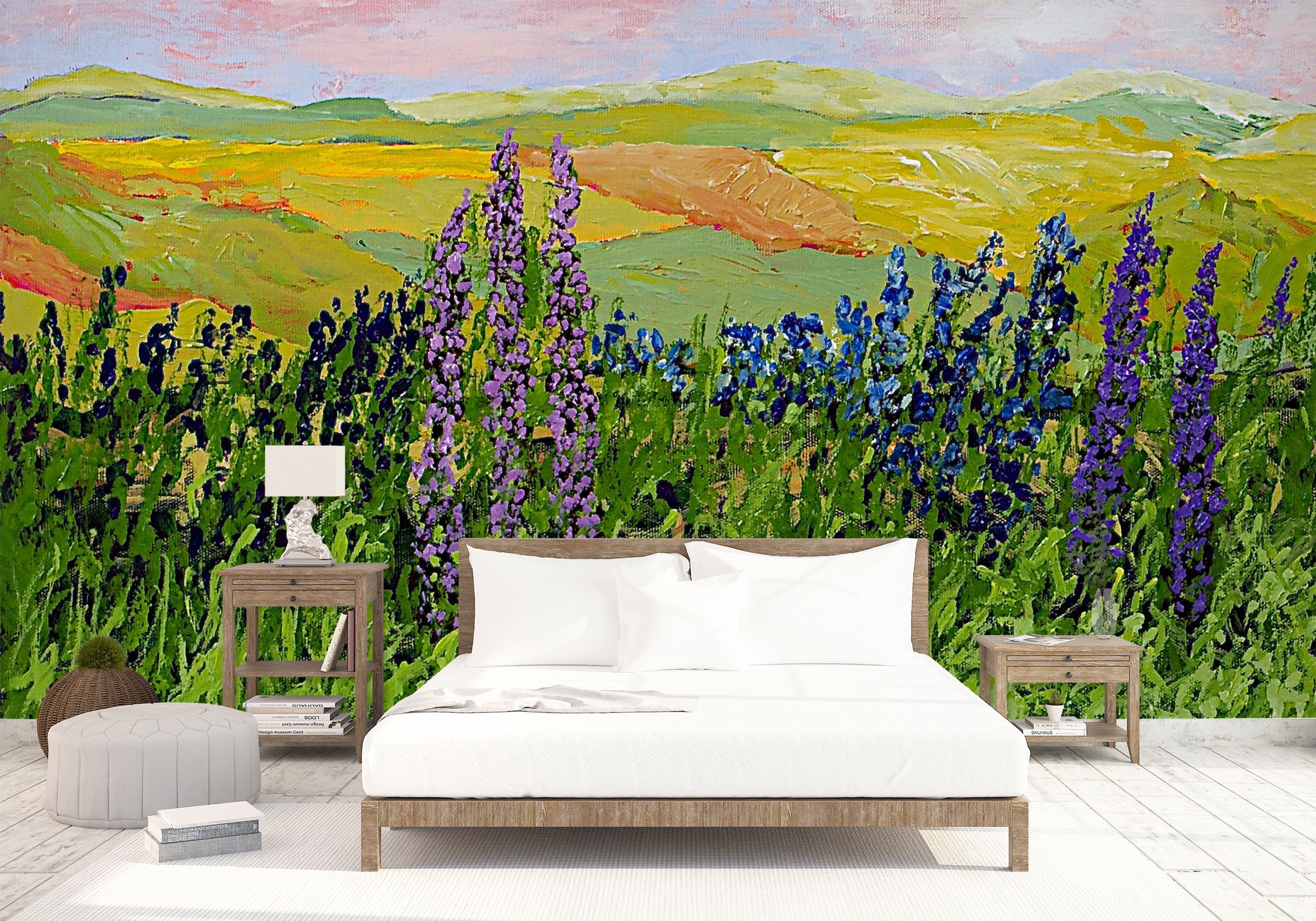 3D Golden Field 151 Allan P. Friedlander Wall Mural Wall Murals