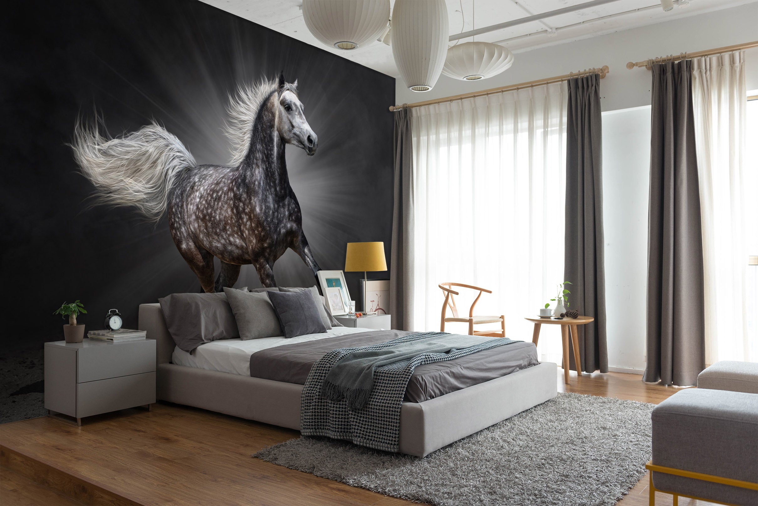 3D Dark Horse 2025 Wall Murals