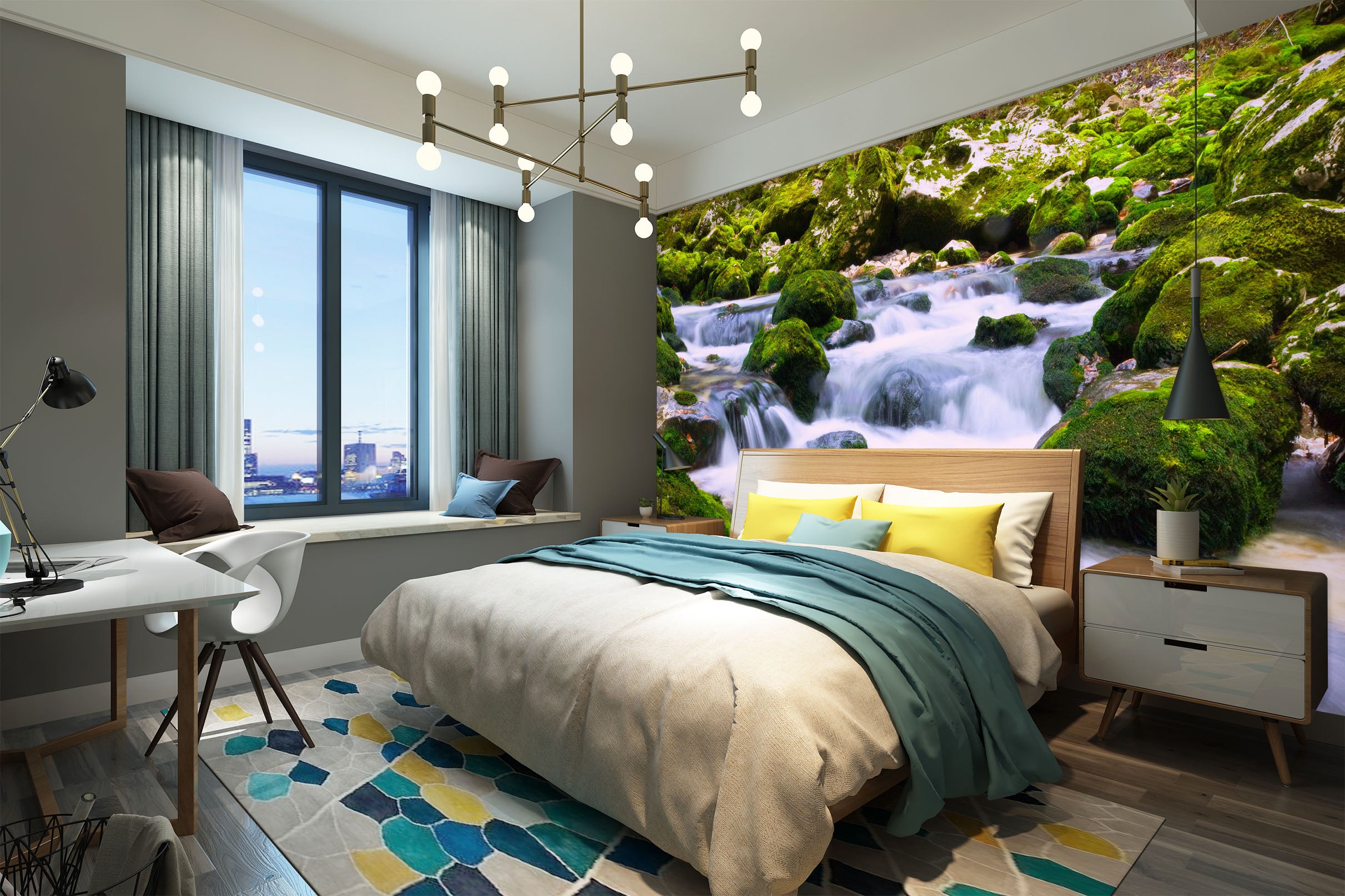 3D Stone Creek 58123 Wall Murals