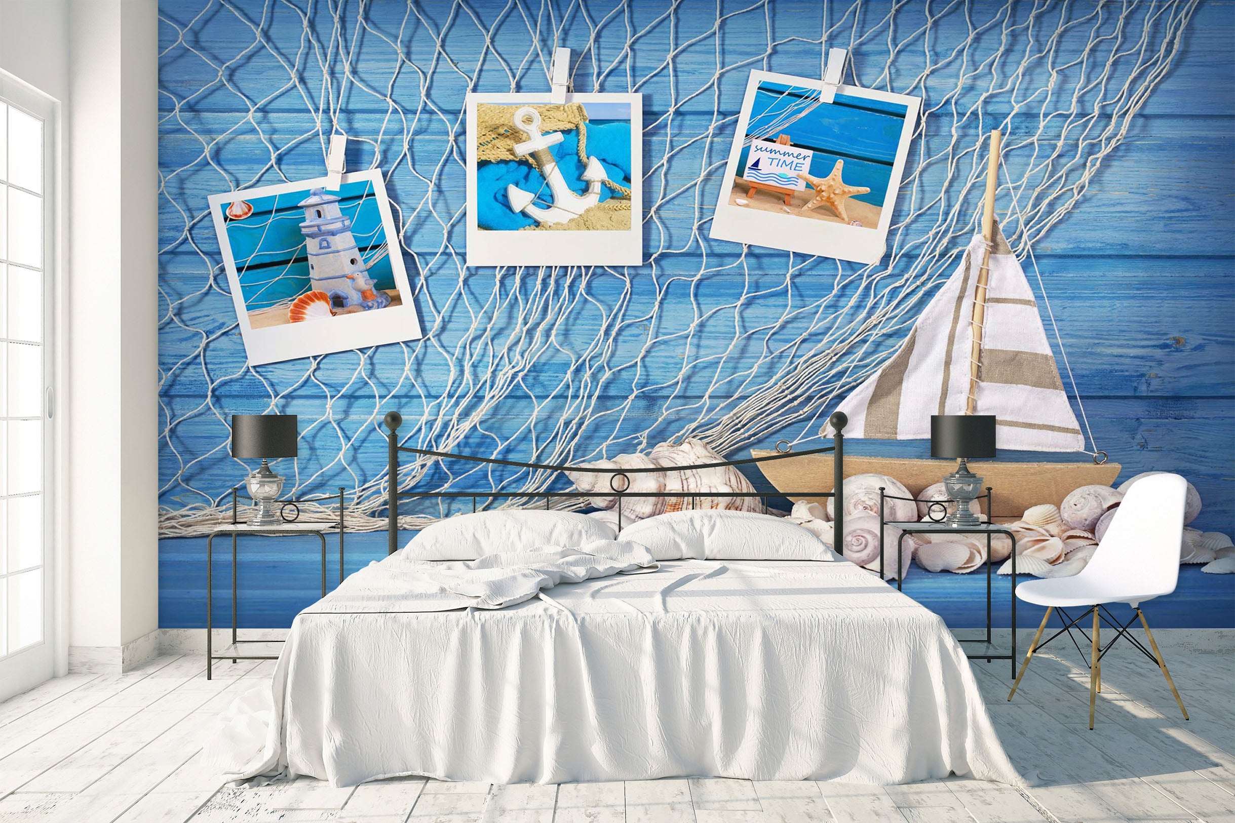 3D Sunny Beach 1624 Wall Murals