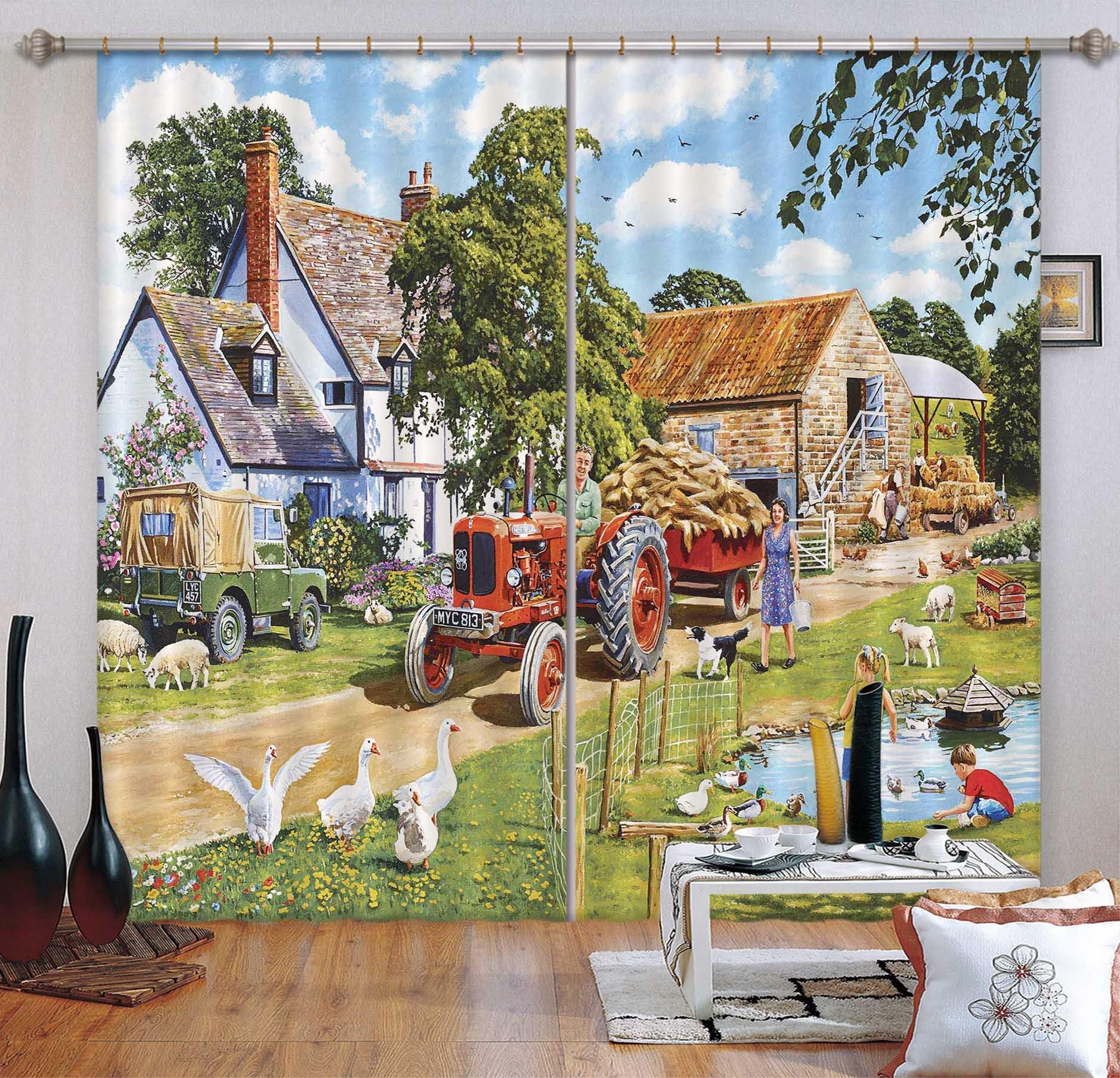 3D A Family Farm 037 Trevor Mitchell Curtain Curtains Drapes Curtains AJ Creativity Home 