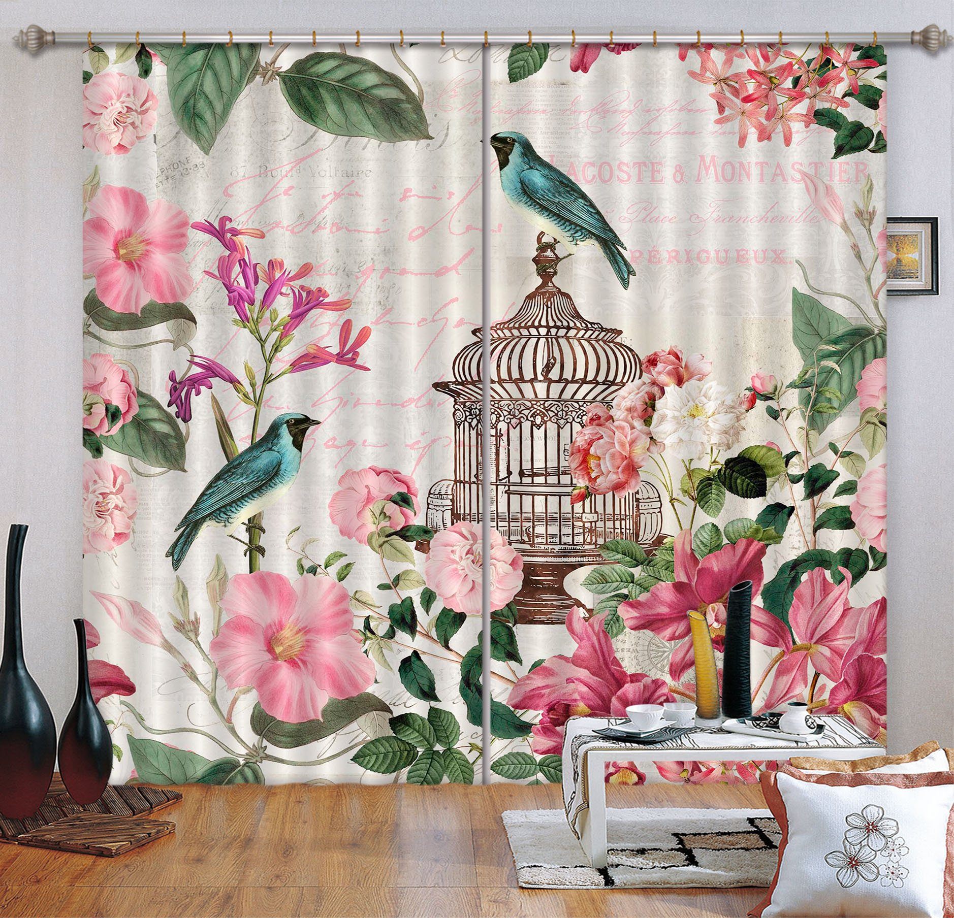 3D Bircage Master 042 Andrea haase Curtain Curtains Drapes Curtains AJ Creativity Home 