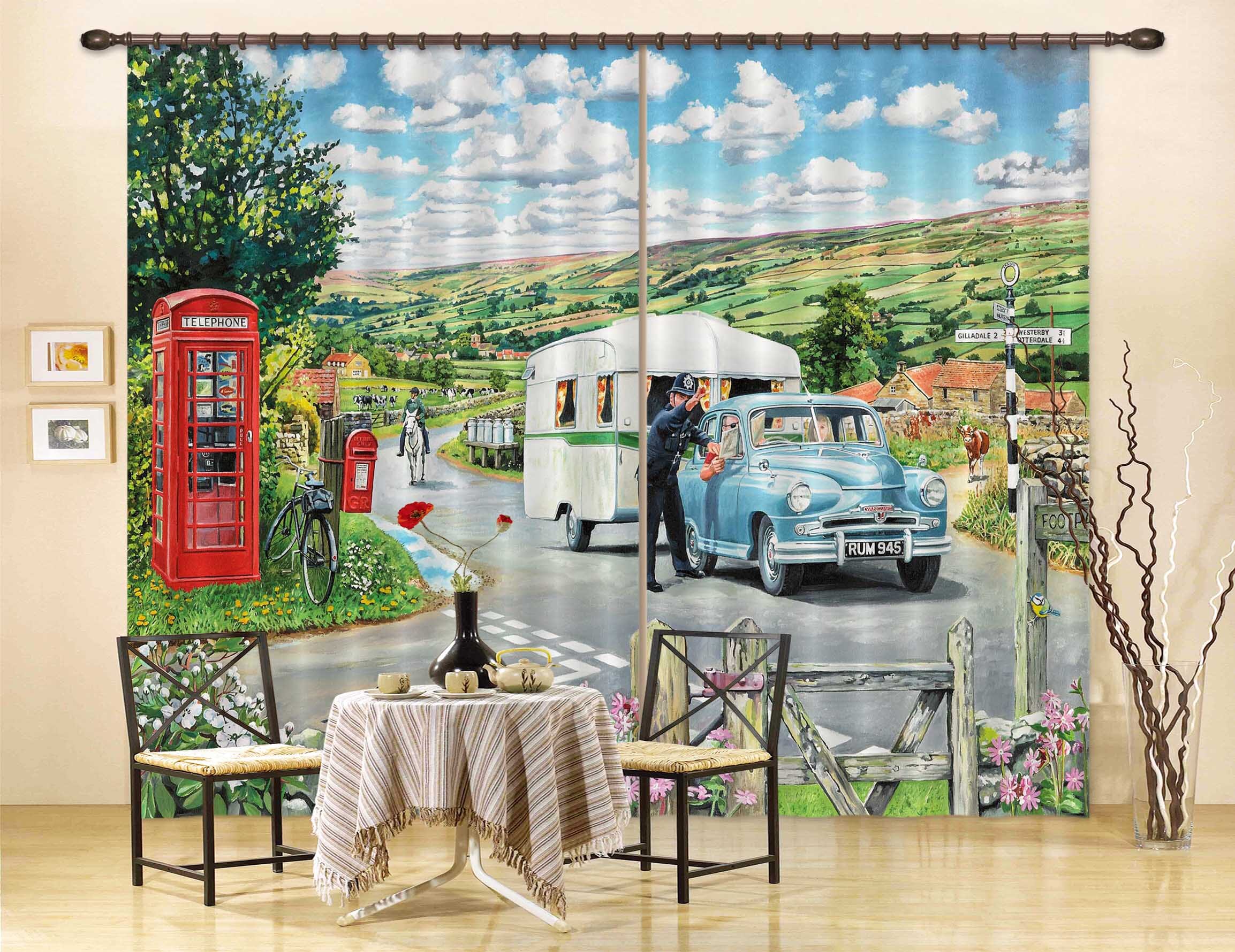 3D Directions 060 Trevor Mitchell Curtain Curtains Drapes Curtains AJ Creativity Home 