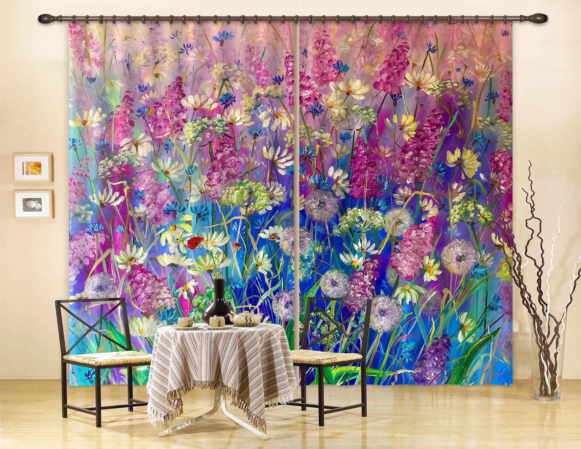 3D Colorful Garden 2364 Skromova Marina Curtain Curtains Drapes