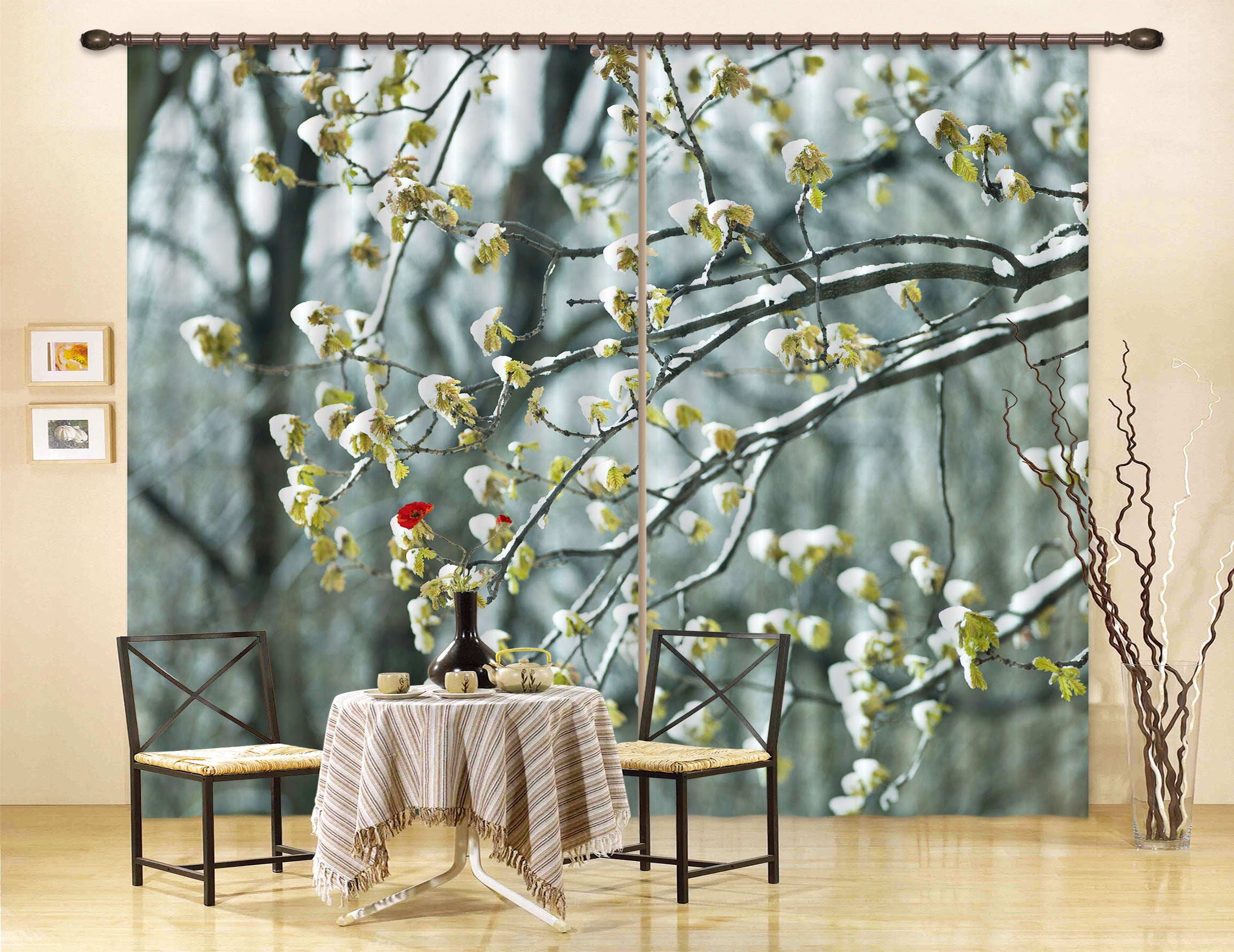 3D Spring Bud 204 Assaf Frank Curtain Curtains Drapes