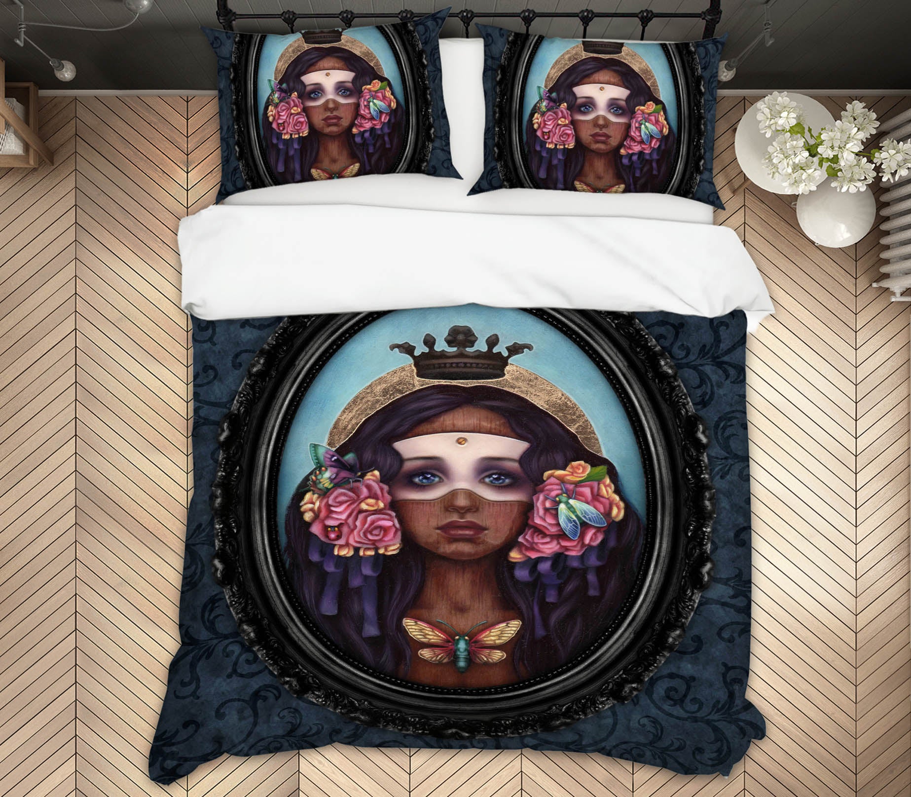 3D Woman Picture Frame 8843 Brigid Ashwood Bedding Bed Pillowcases Quilt Cover Duvet Cover