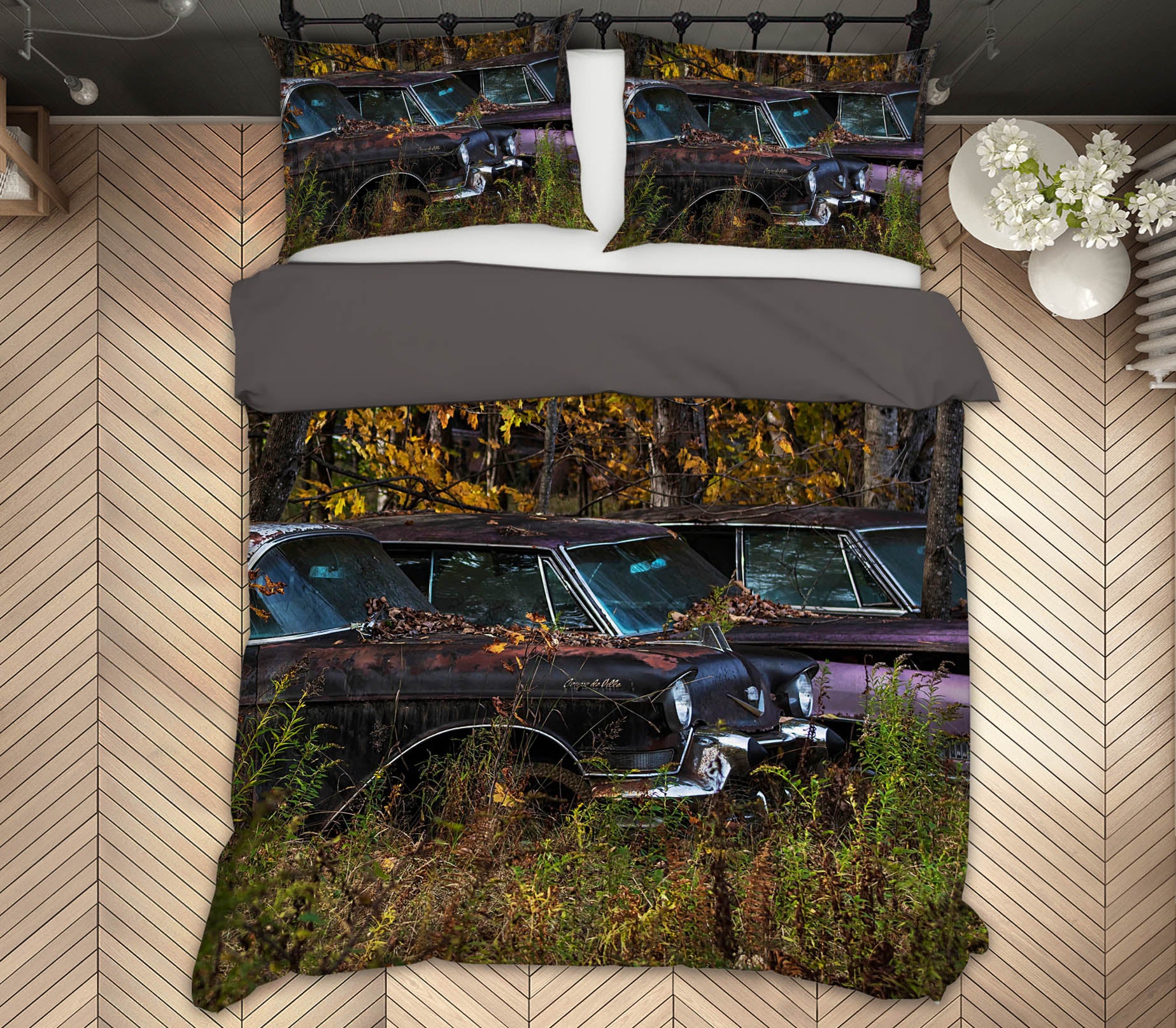 3D Cadillac Dreams 1003 Jerry LoFaro bedding Bed Pillowcases Quilt